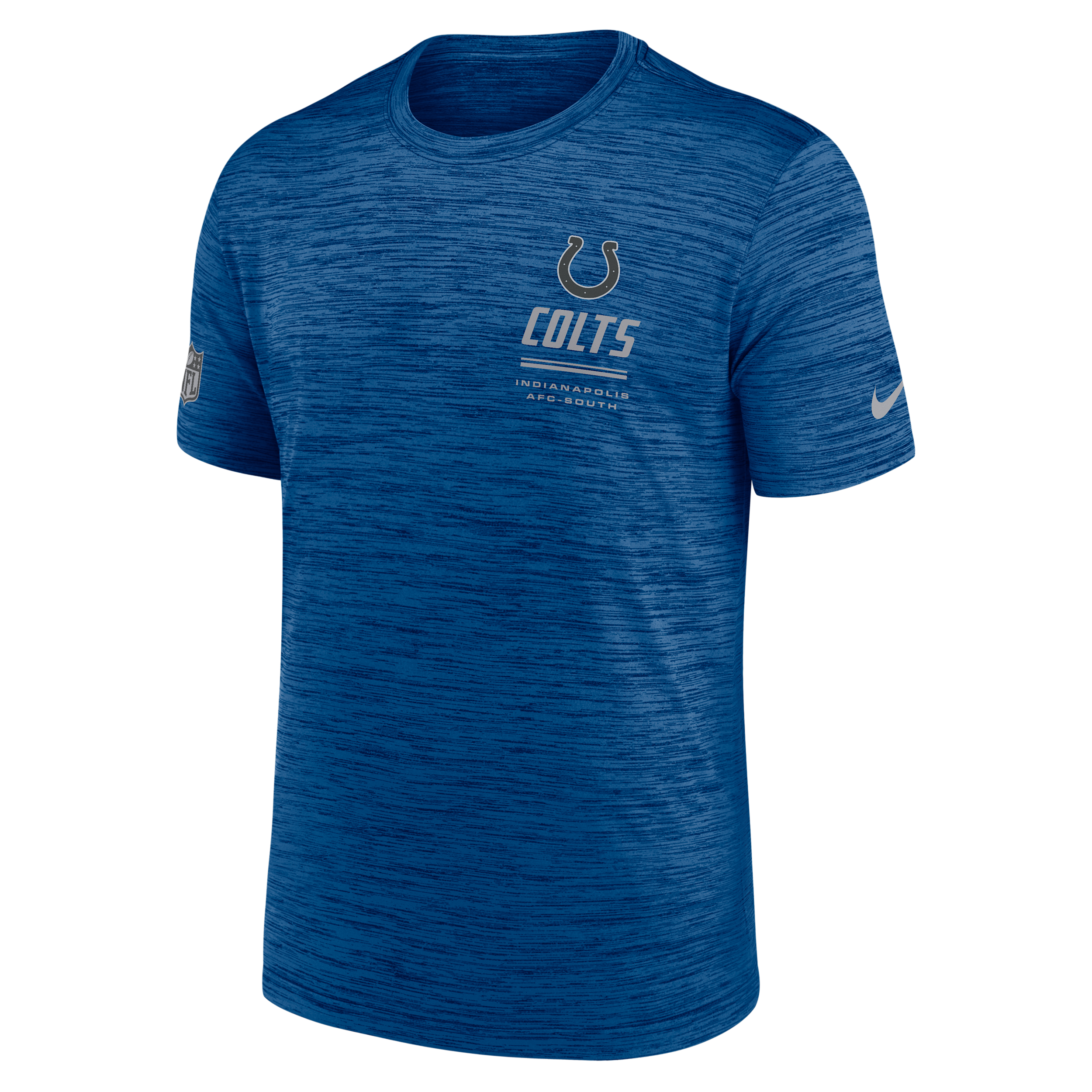Indianapolis Colts Sideline Team Issue Velocity Nike Men's Dri-FIT NFL T-Shirt in Blue | 02ER4LB98-7VD