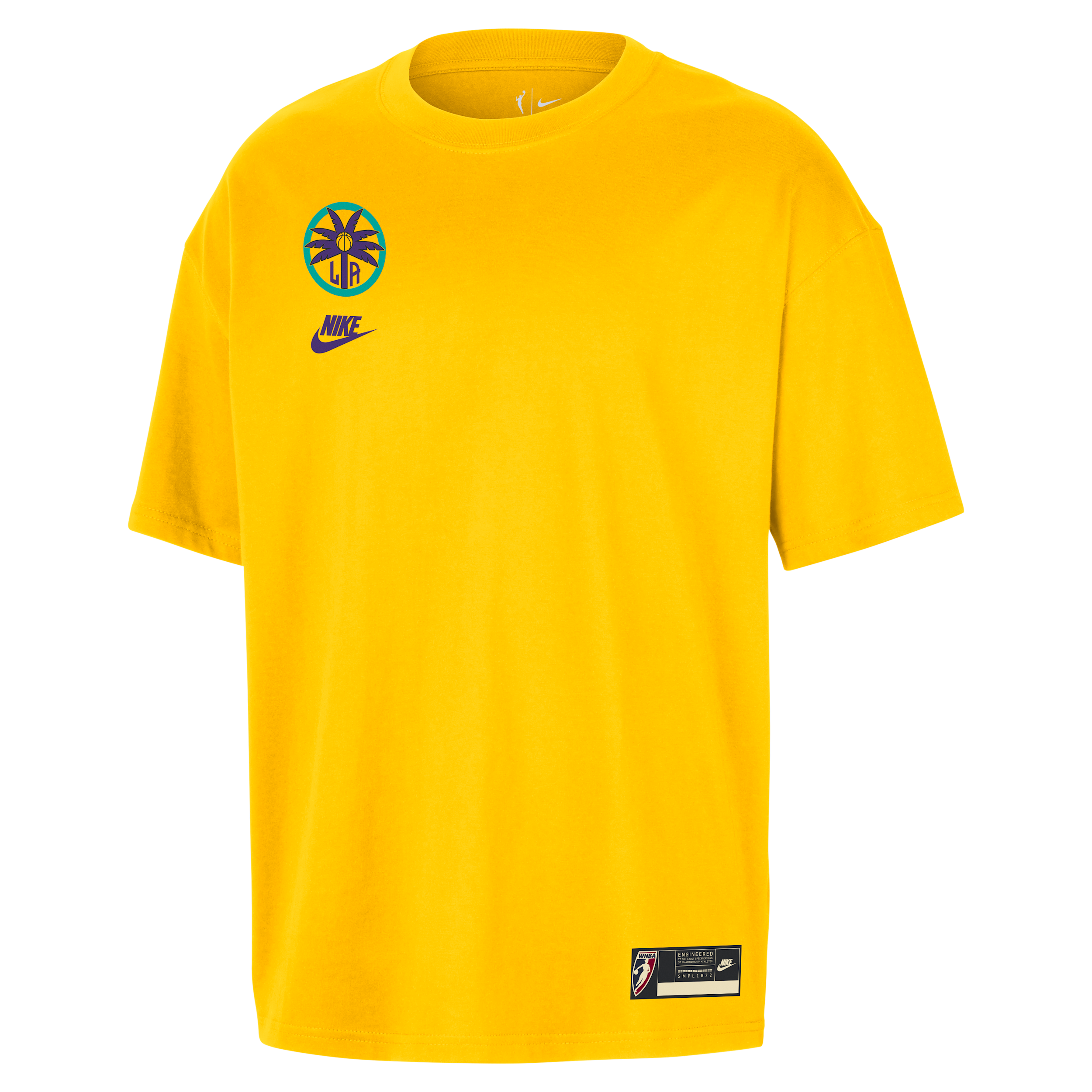 Los Angeles Sparks Nike Men's WNBA T-Shirt in Yellow | IO1535-728