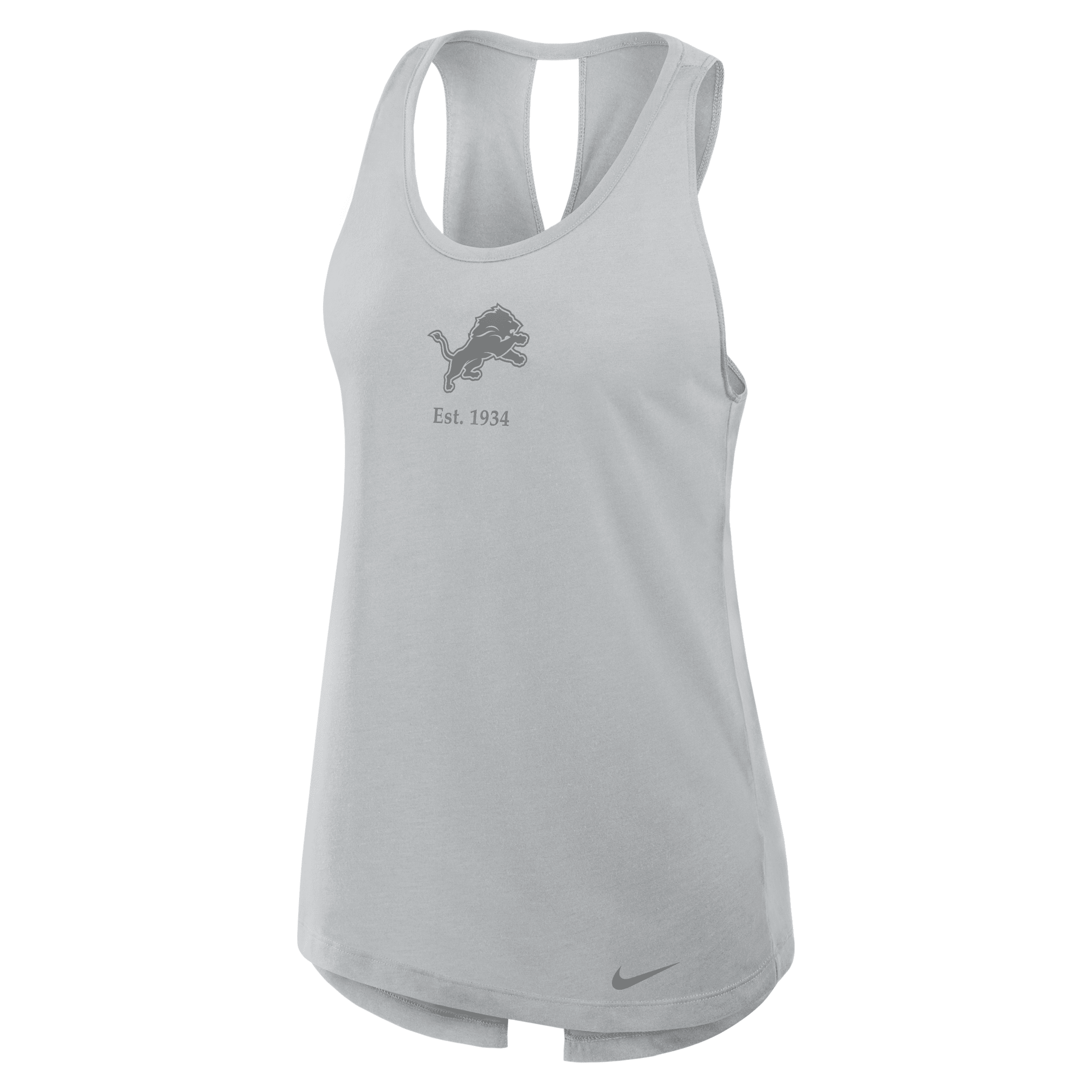 Nike Detroit Lions Established Women's Dri-fit Nfl Tank Top