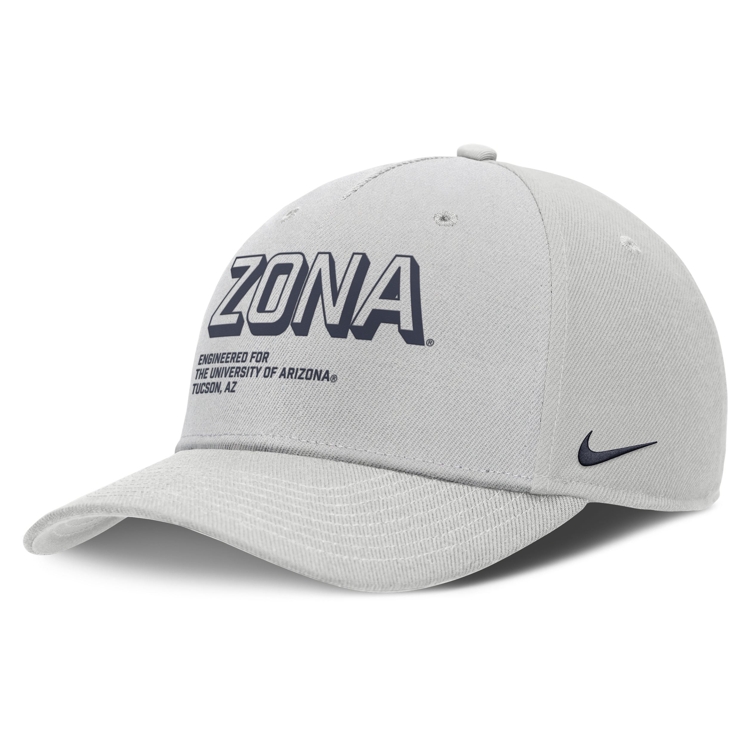 Nike Arizona On-field Primetime Rise  Men's College Adjustable Hat In Gray