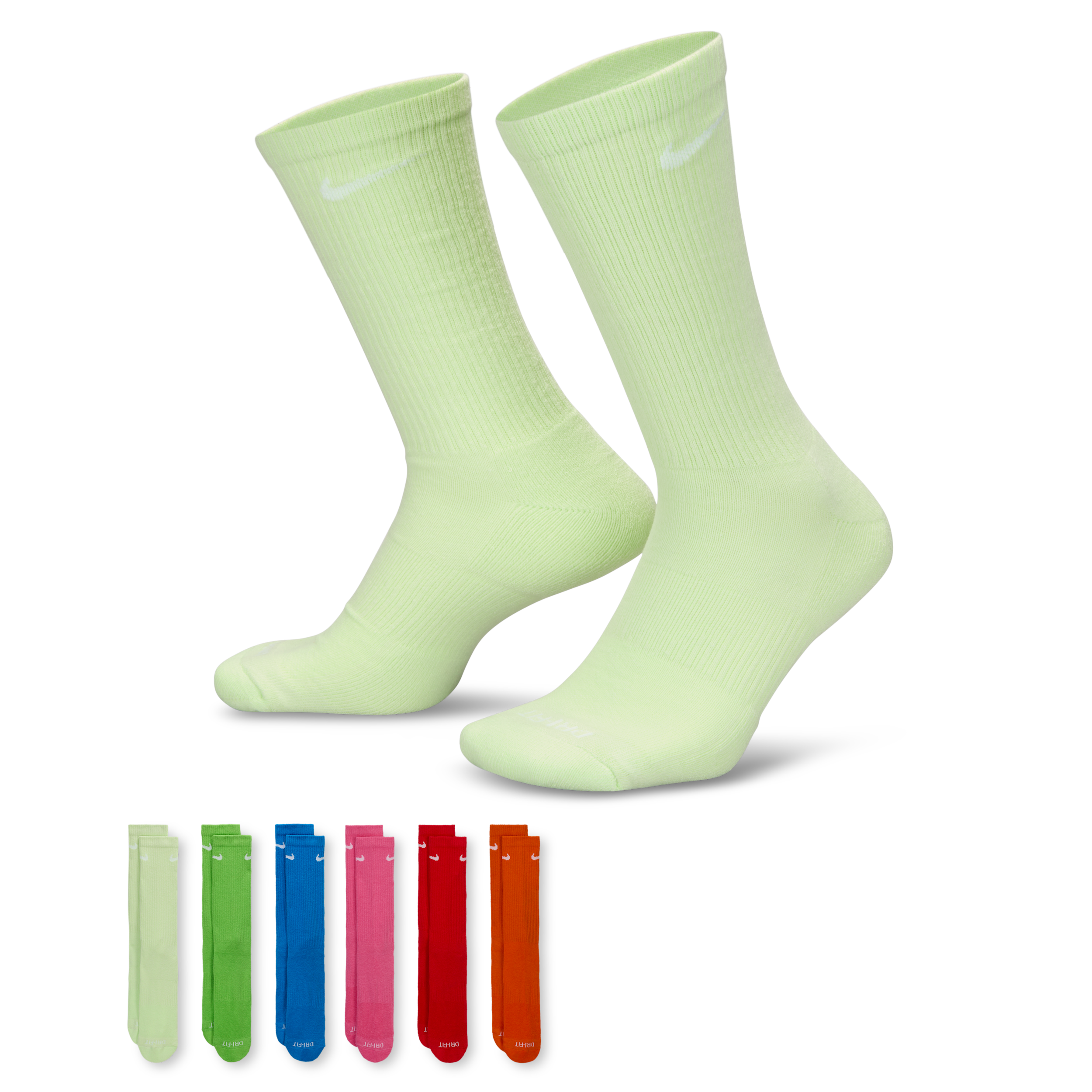 Nike Men's Everyday Plus Cushioned Training Crew Socks (6 Pairs)
