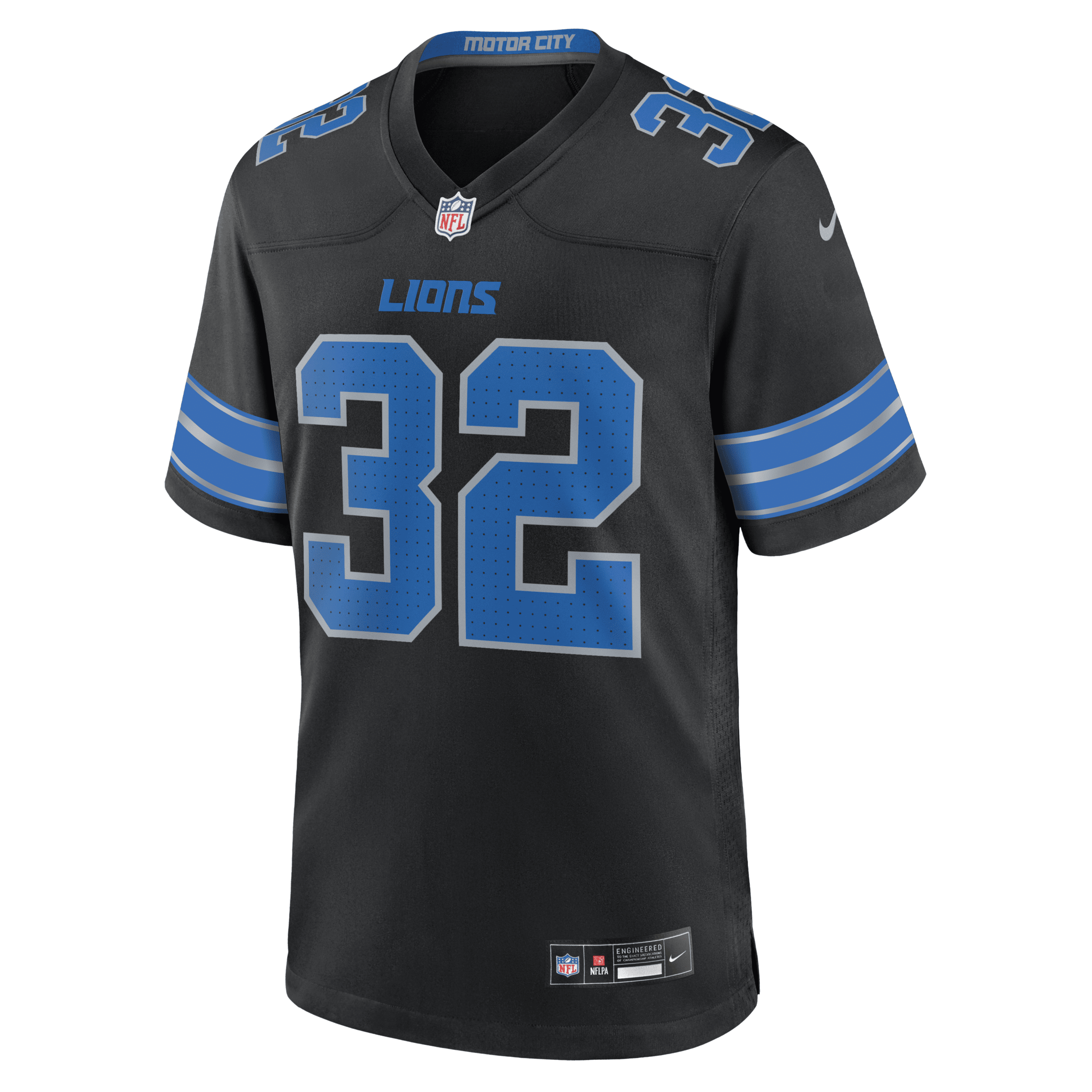 Nike Brian Branch Detroit Lions Men's Nfl Game Football Jersey In Black