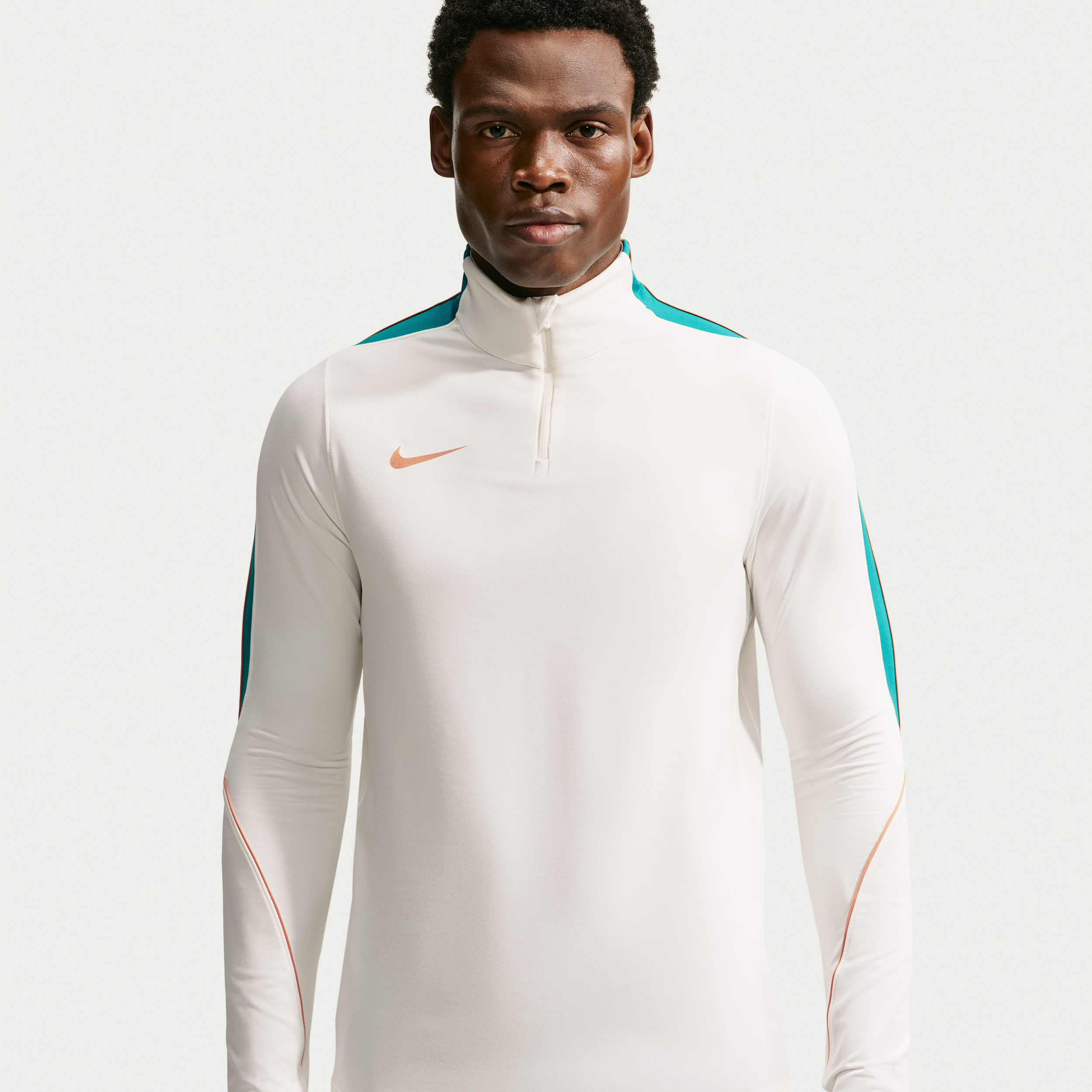 Nike Men's Strike Dri-FIT Soccer Drill Top in White | IF1455-133