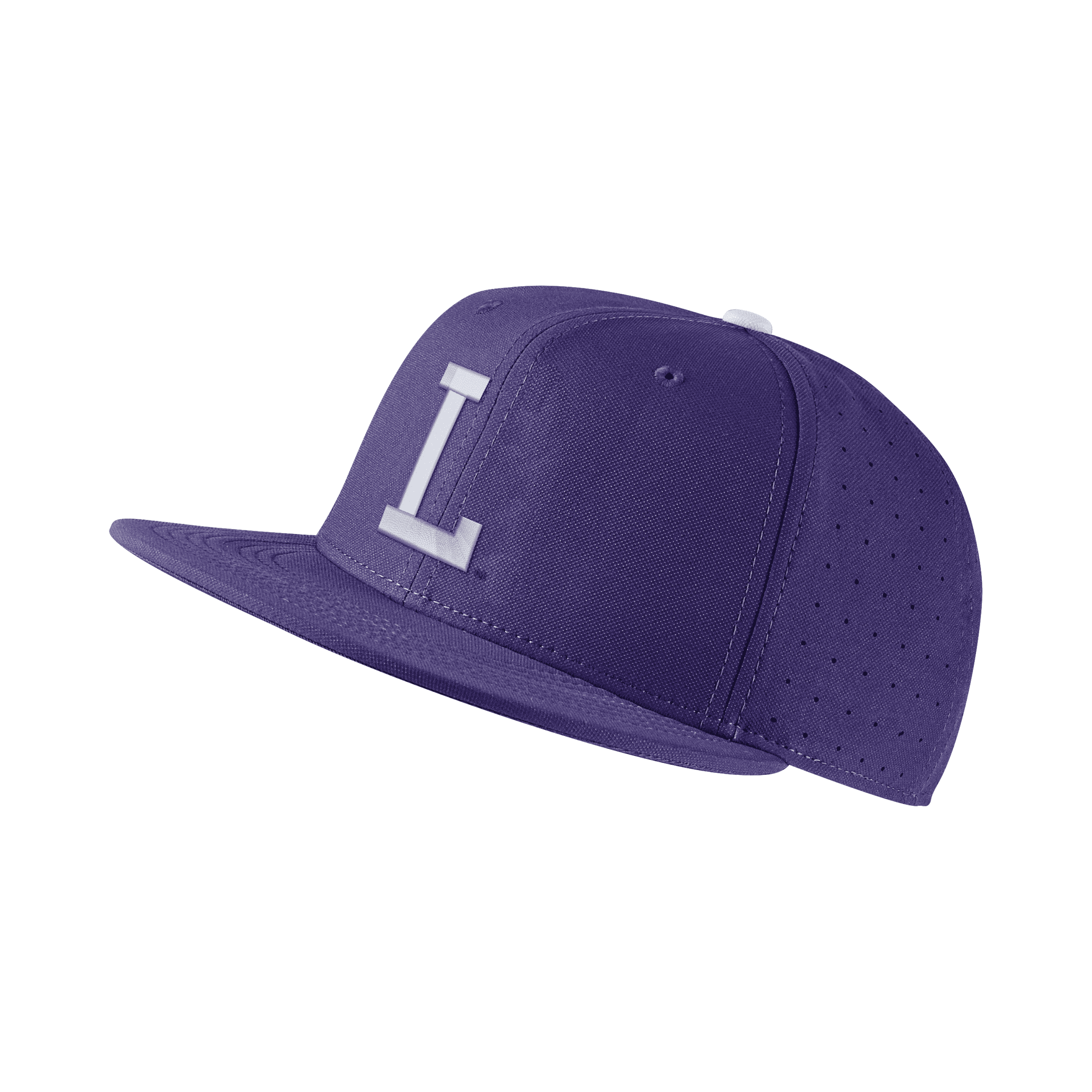Nike Lsu  Unisex College Fitted Baseball Hat In Purple