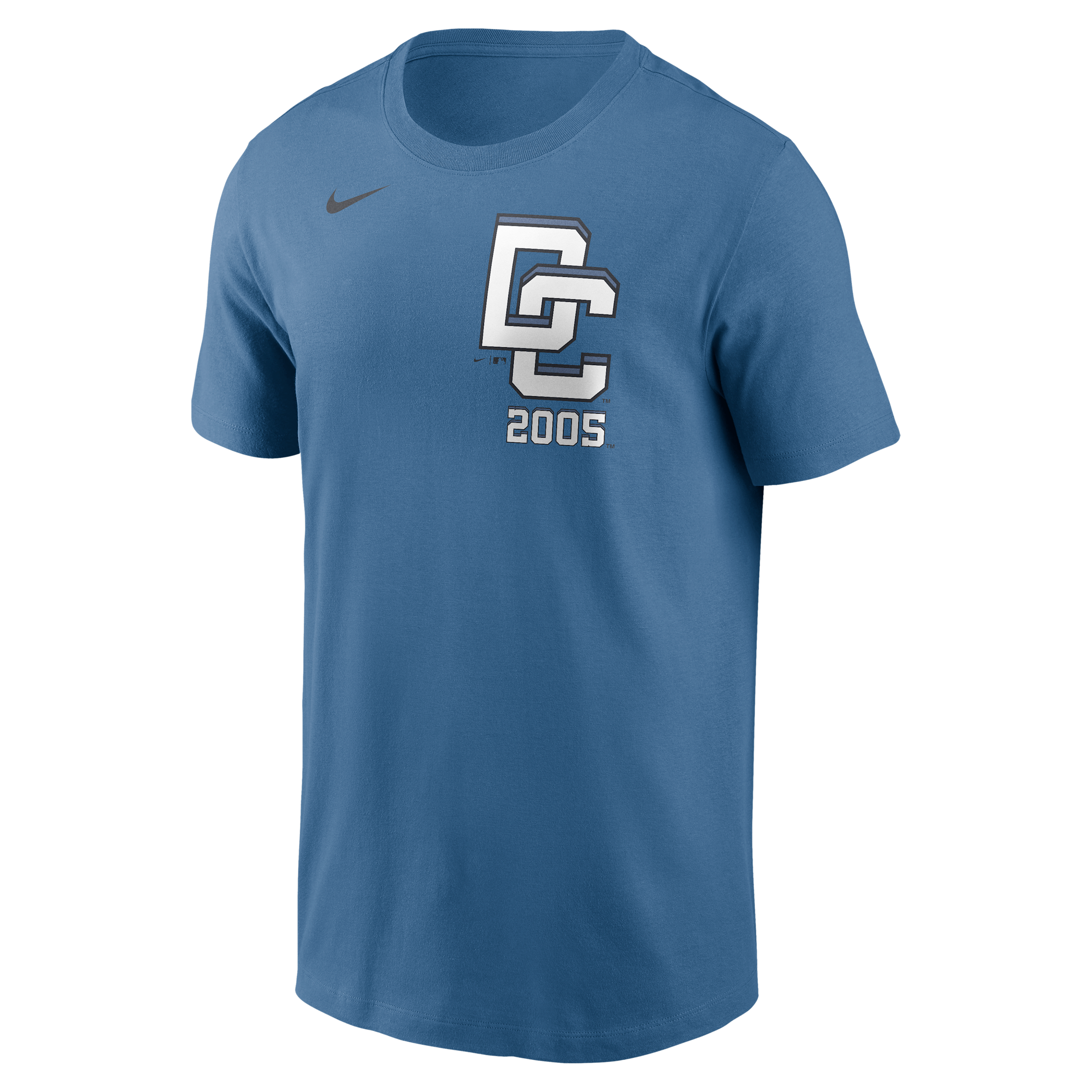 Washington Nationals City Connect Wordmark Nike Men’s MLB T-Shirt in Blue | N19948SWTL-APT