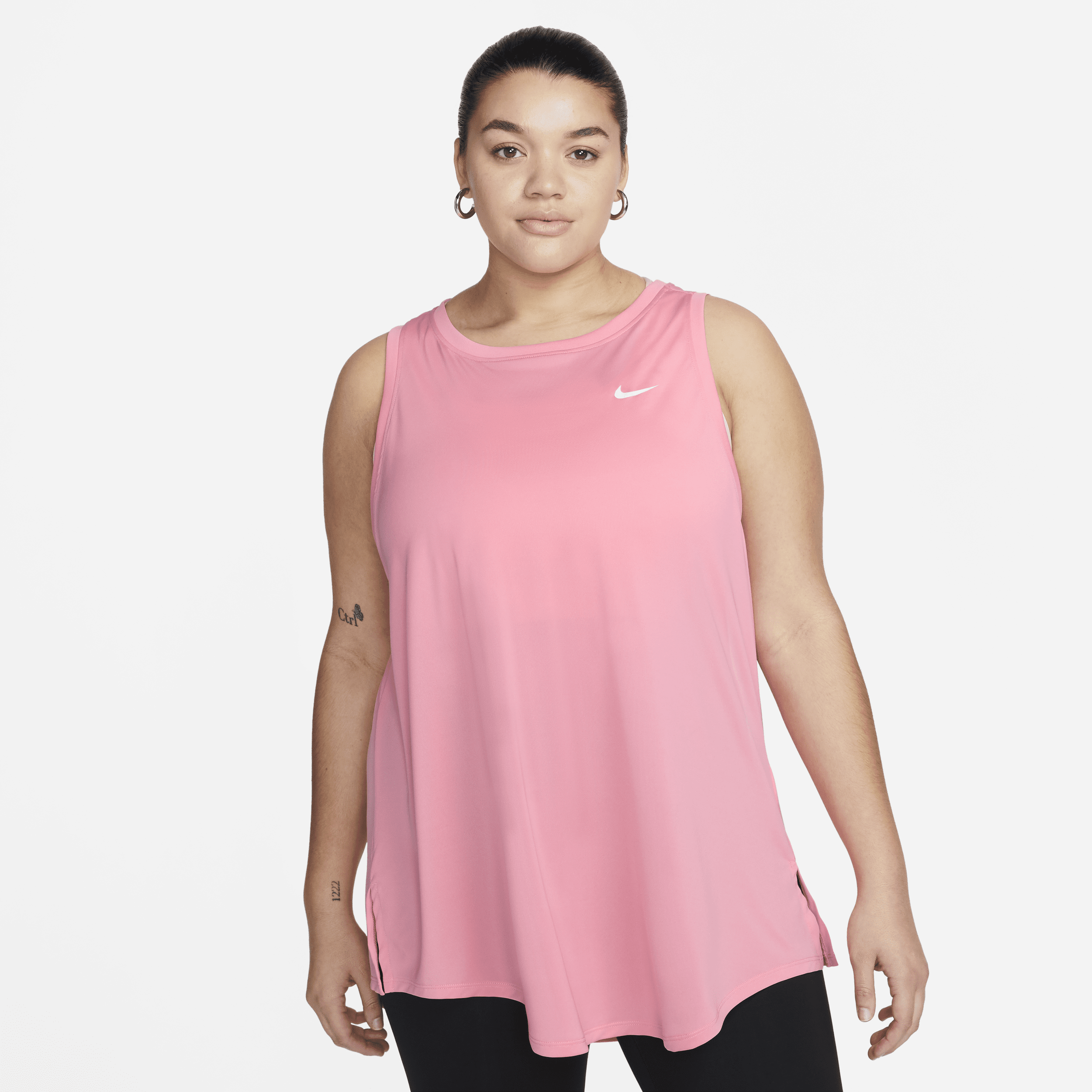 Nike Women's Dri-fit Tank Top (plus Size) In Pink