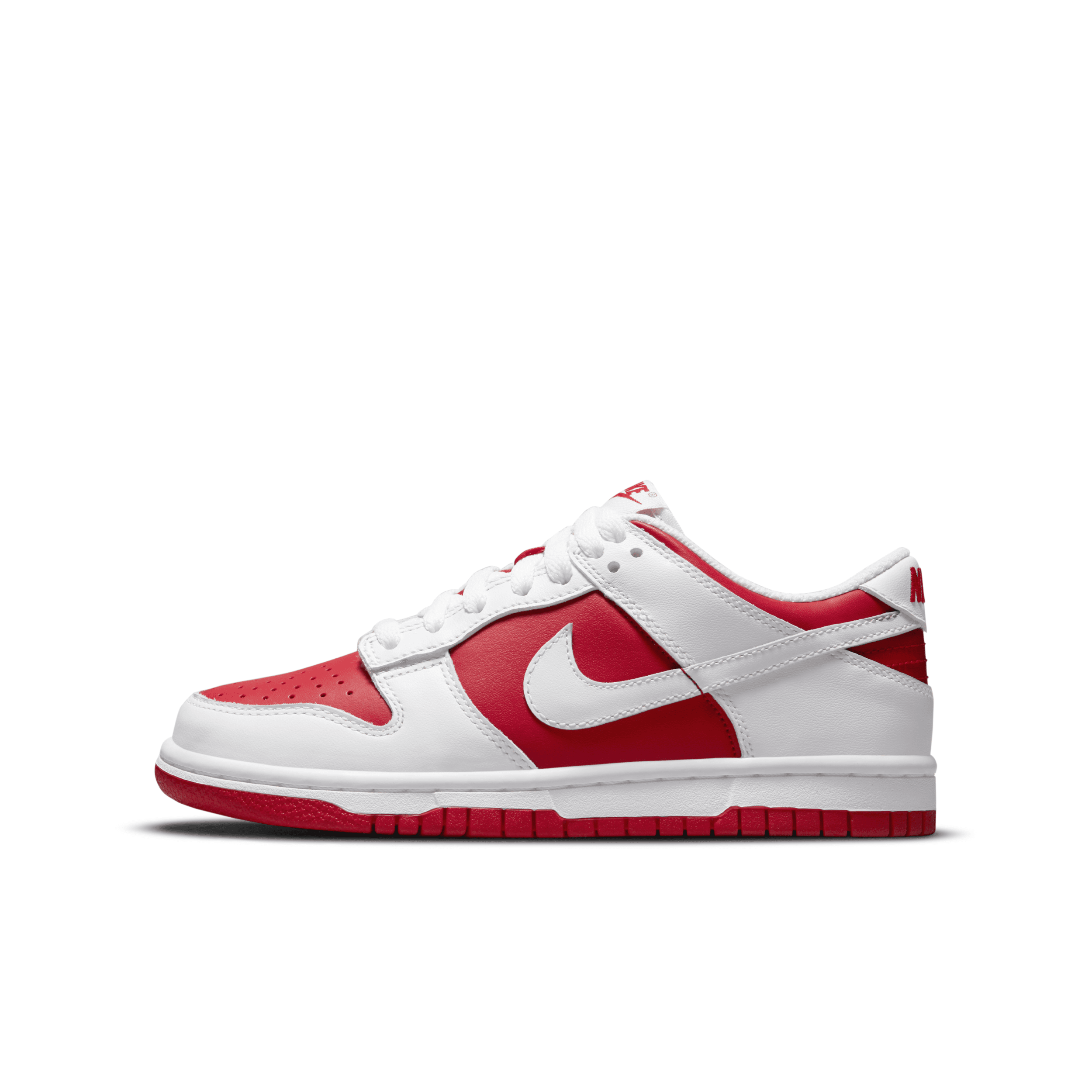 Nike Babies' Dunk Low Big Kids' Shoes In Red