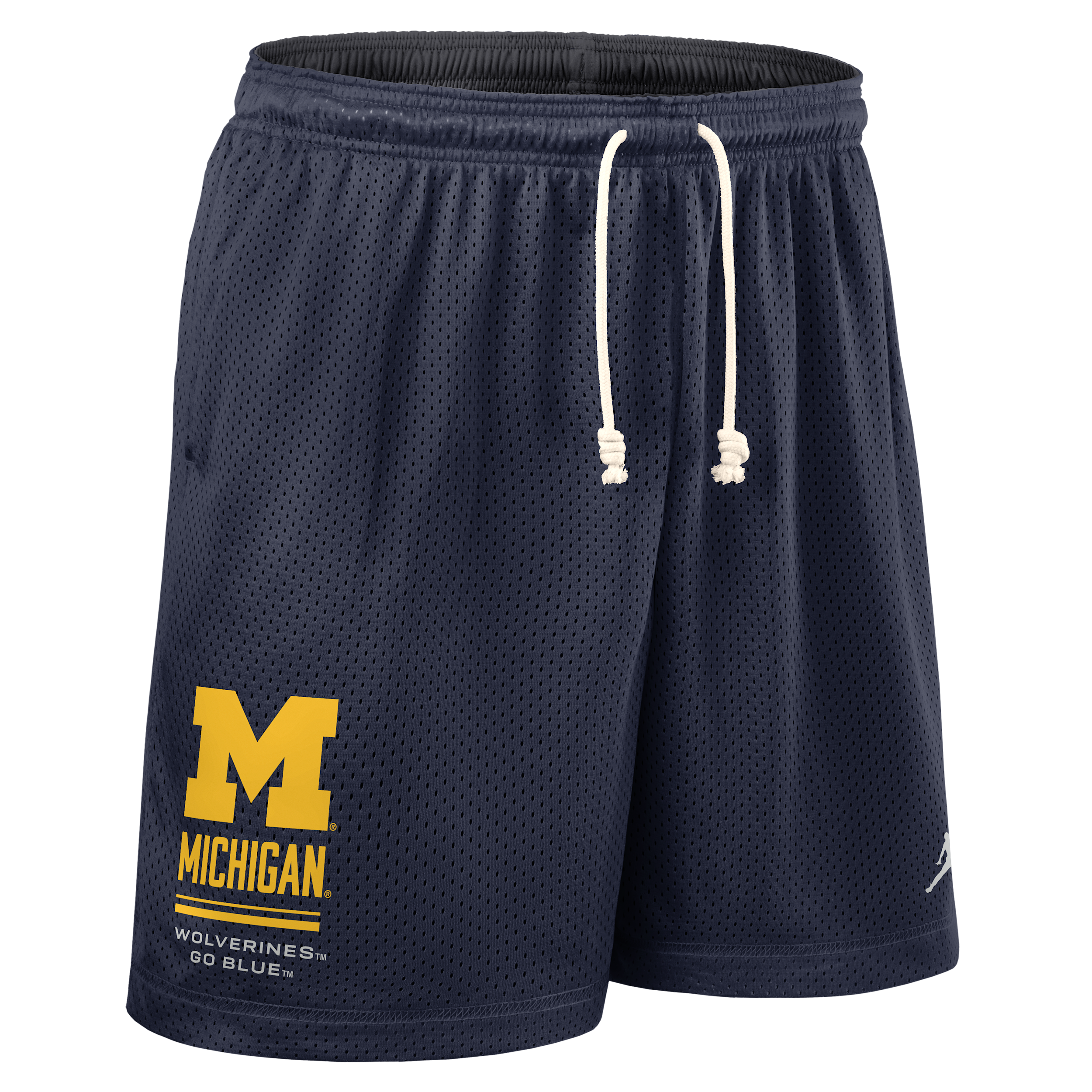 Jordan Men's Navy/Anthracite Michigan Wolverines Sideline Reversible Dri-fit Shorts - Navy, Anthracite