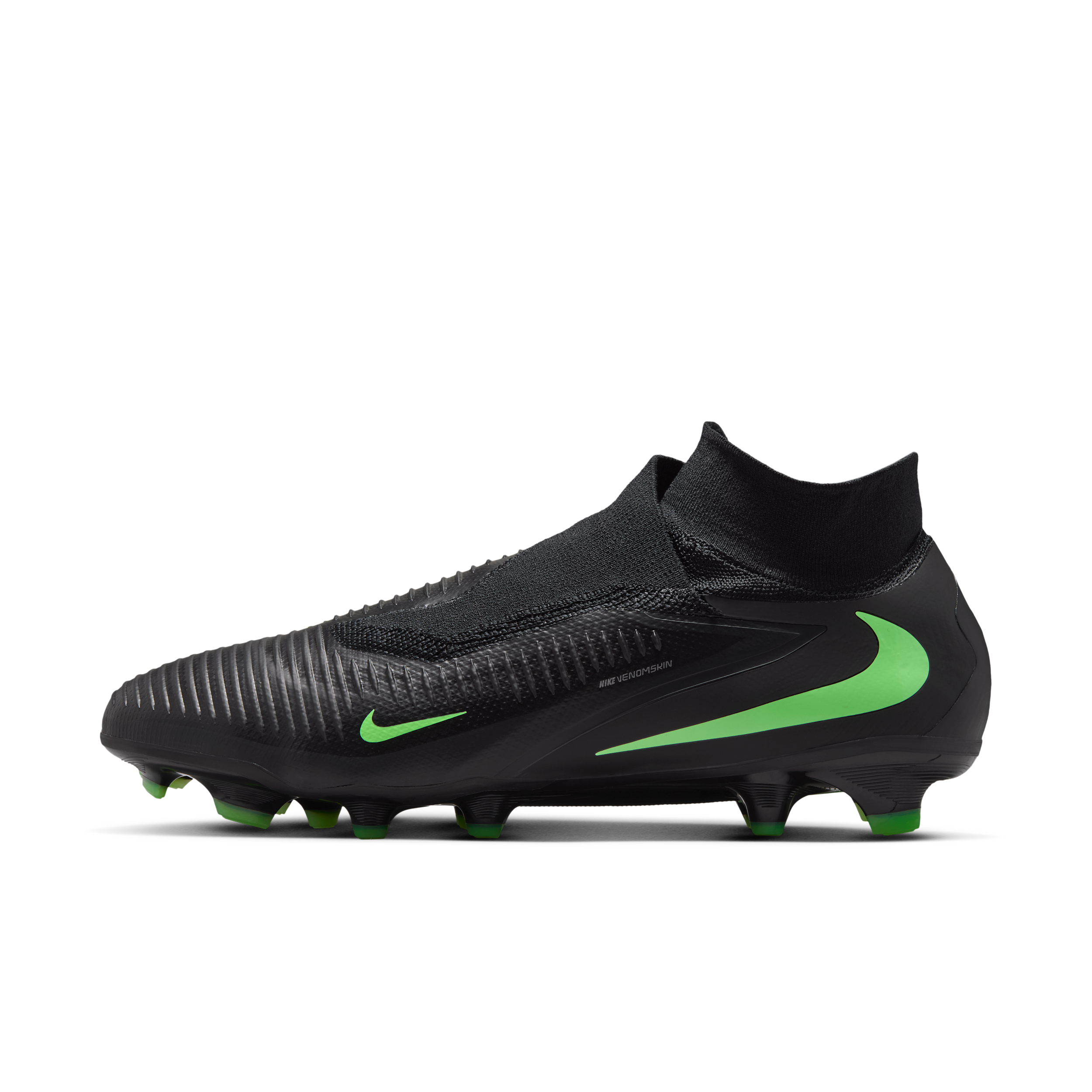 Nike Men's Phantom 6 High Pro Firm-Ground Soccer Cleats in Black | HQ2311-001
