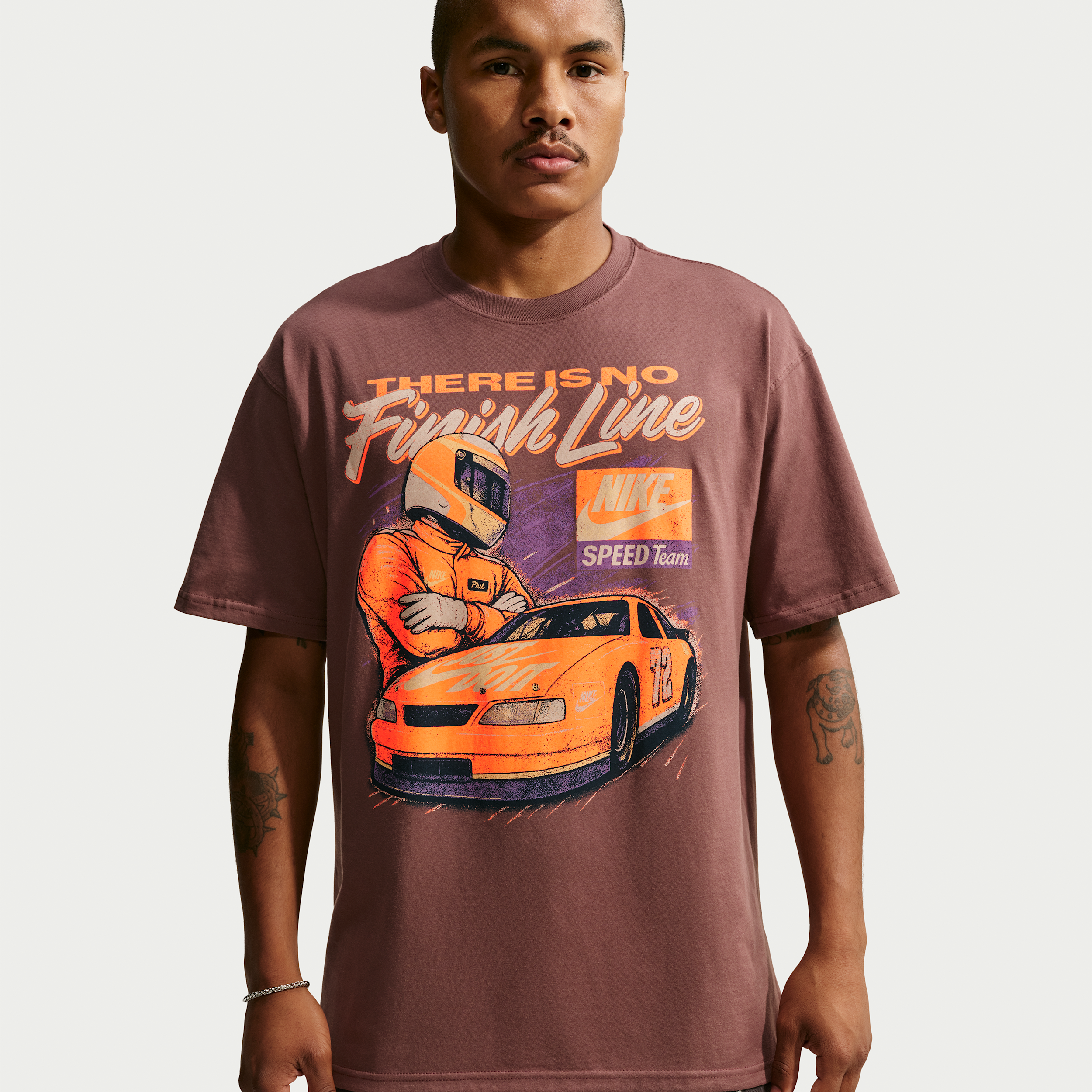 Men's Nike Sportswear T-Shirt in Purple | IZ3163-502