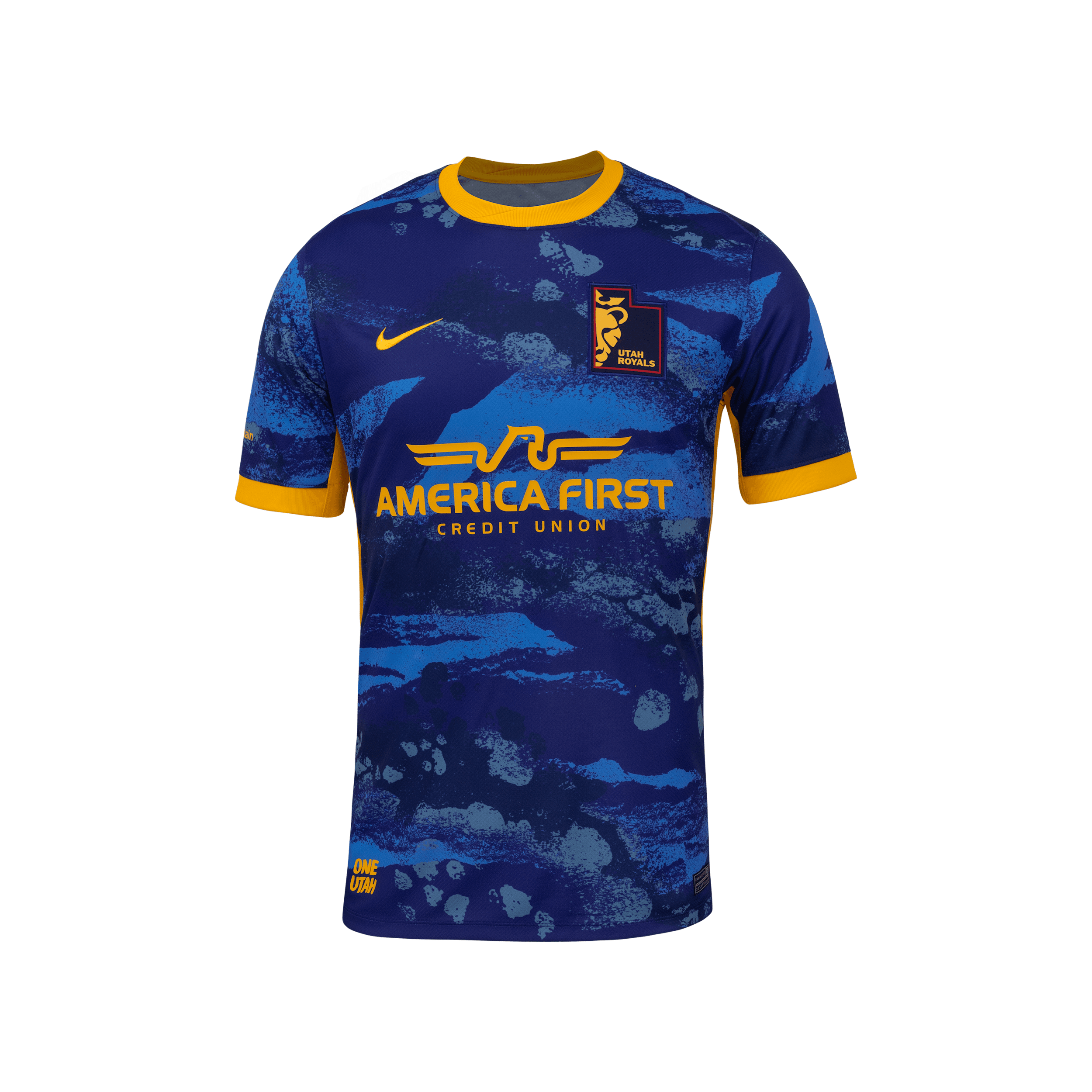 Utah Royals FC 2025 Stadium Away Nike Men's Dri-FIT NWSL Replica Jersey in Blue | P35556UTRO-DRG