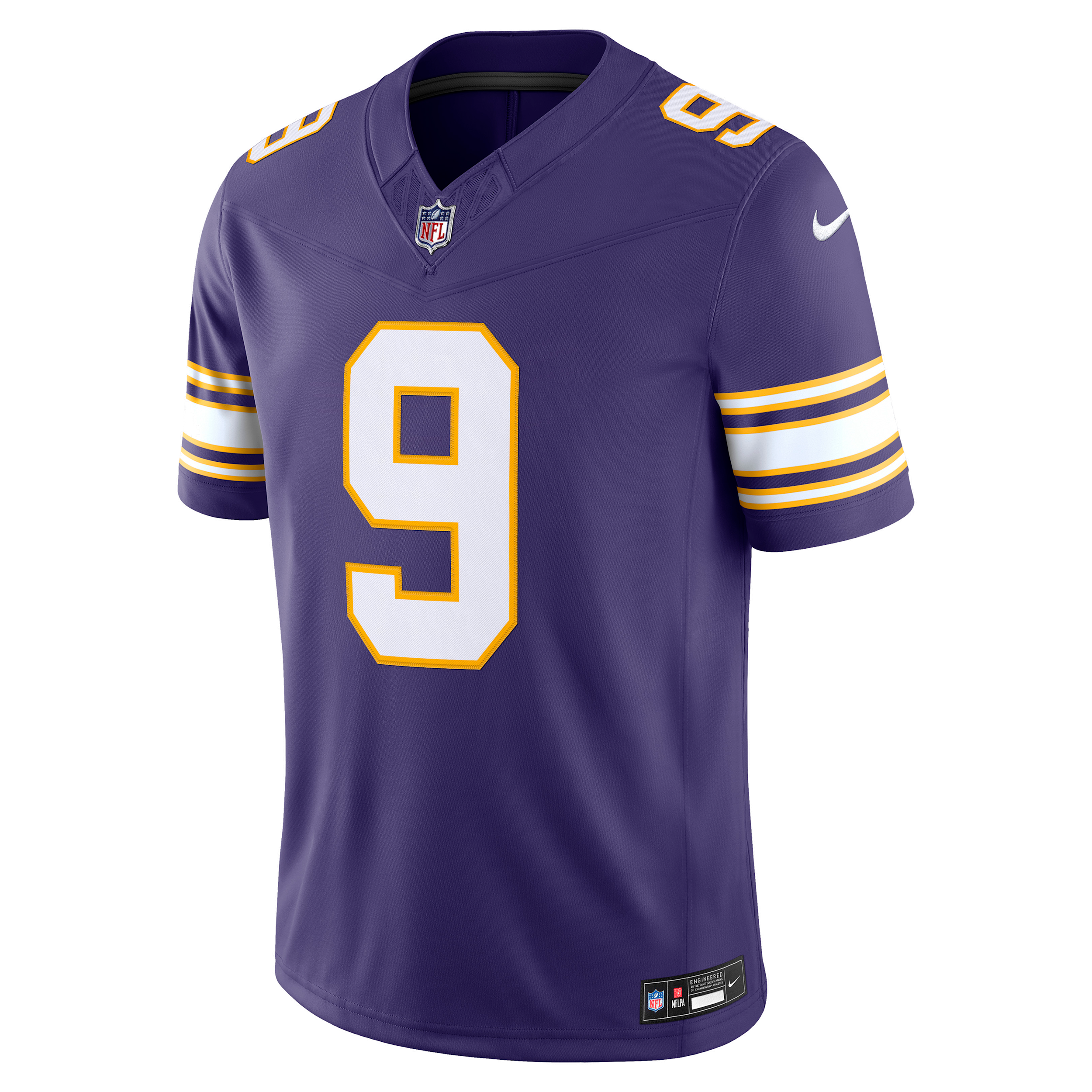 Nike Men's J.j. McCarthy Purple Minnesota Vikings Alternate Classic Vapor F.u.s.e. Stitched Limited Jersey - Purple