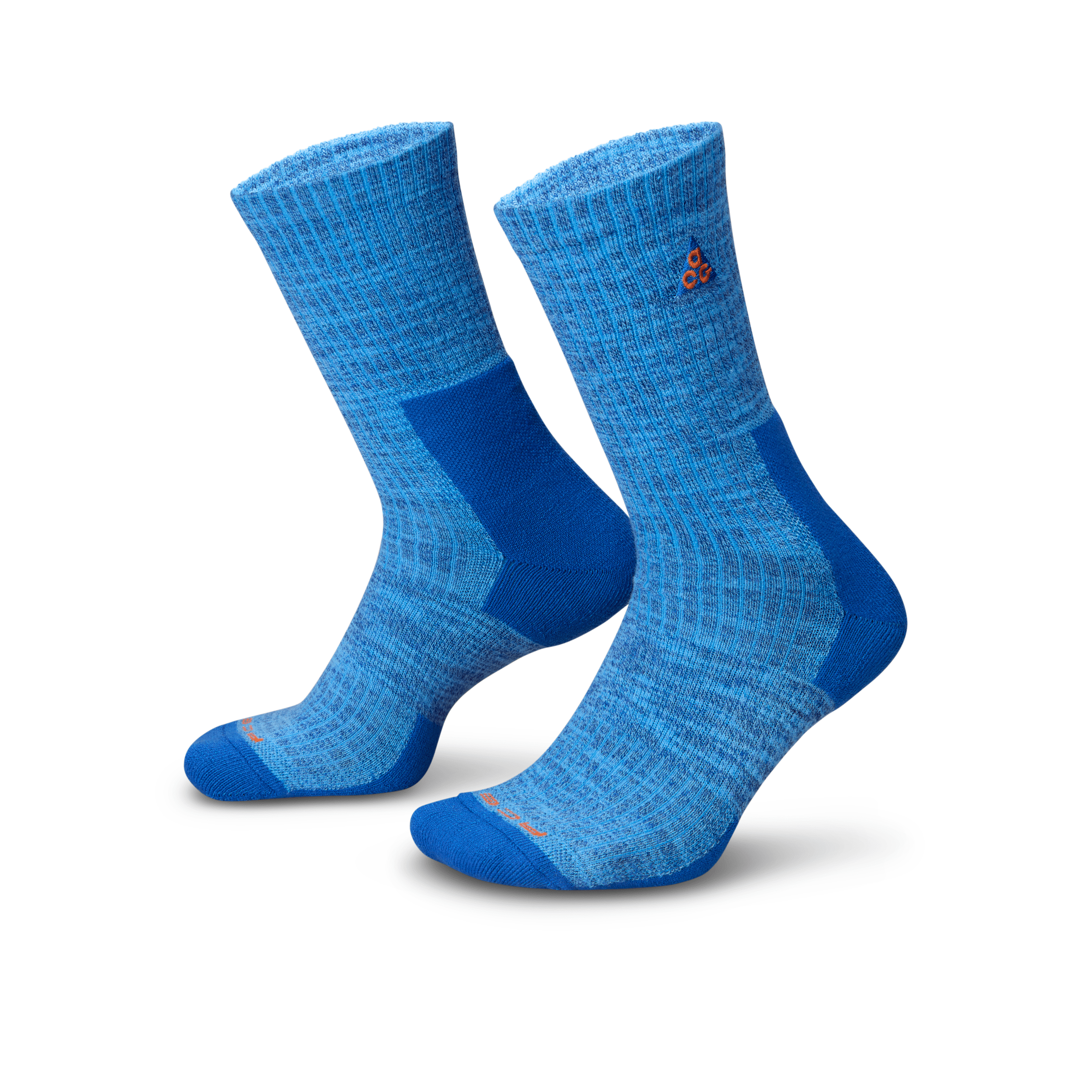Shop Nike Unisex Acg Everyday Cushioned Crew Socks (1 Pair) In Blue