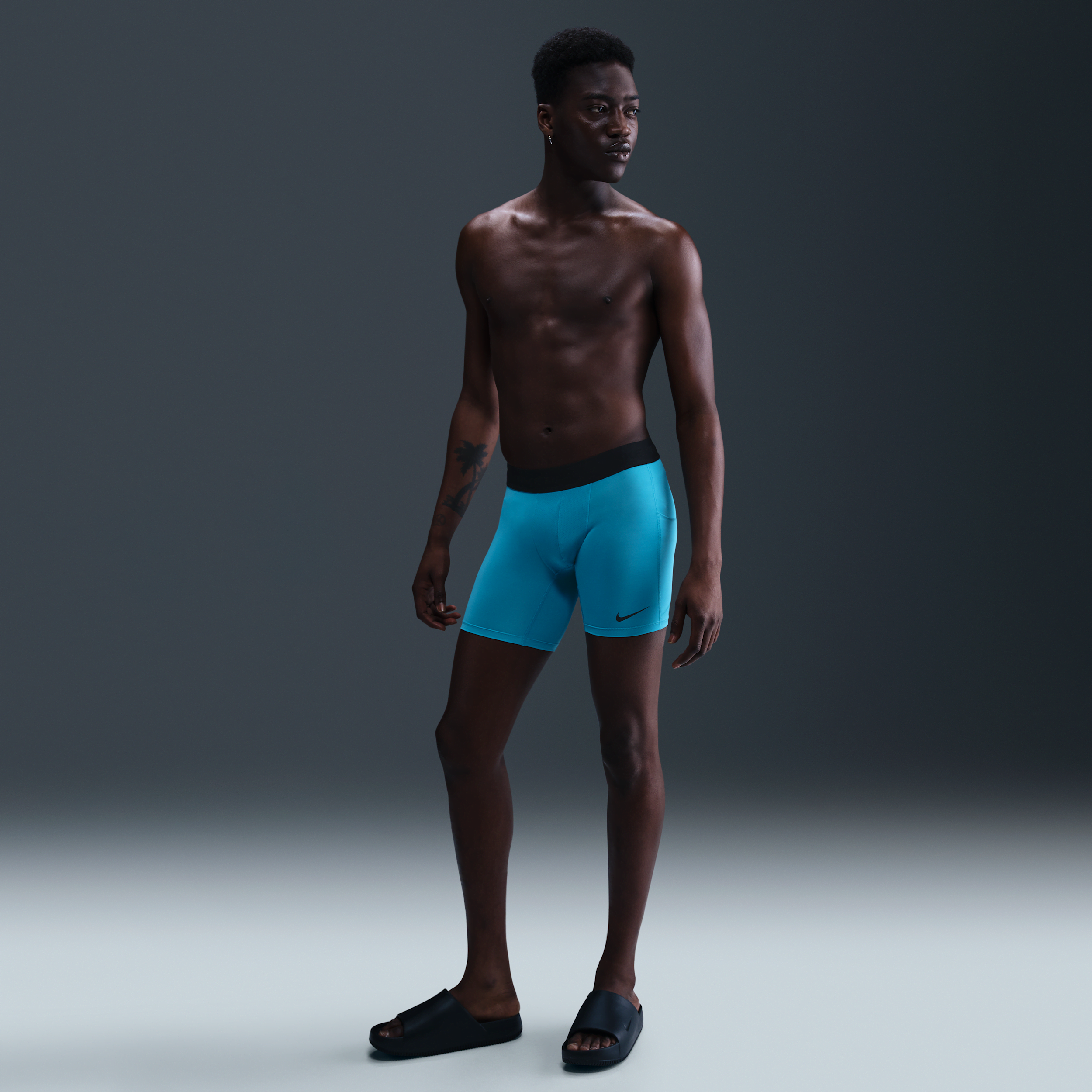 Nike Men's  Pro Dri-fit Fitness Shorts In Blue