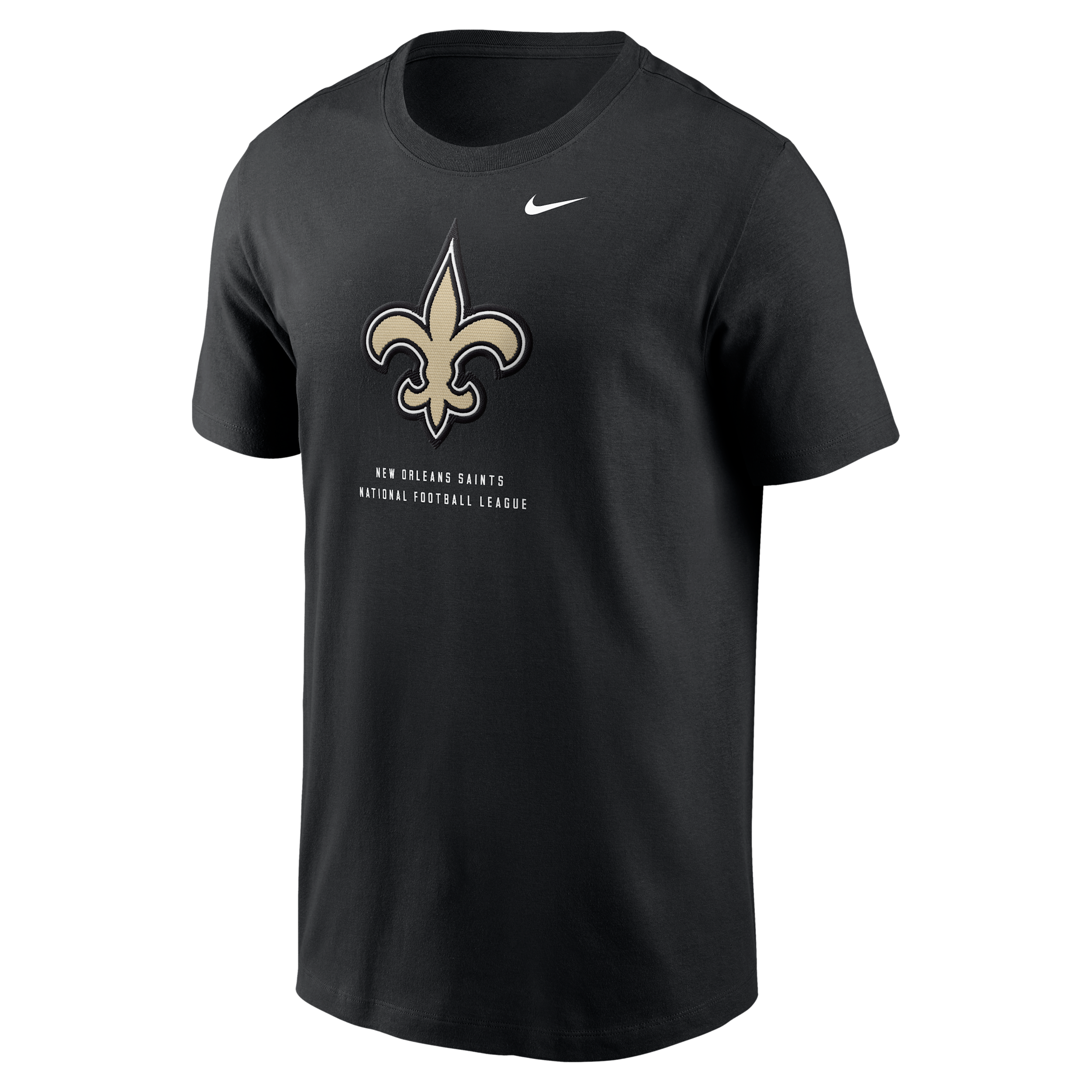 New Orleans Saints Essential Nike Men's NFL T-Shirt in Black | N19900A7W-MDV