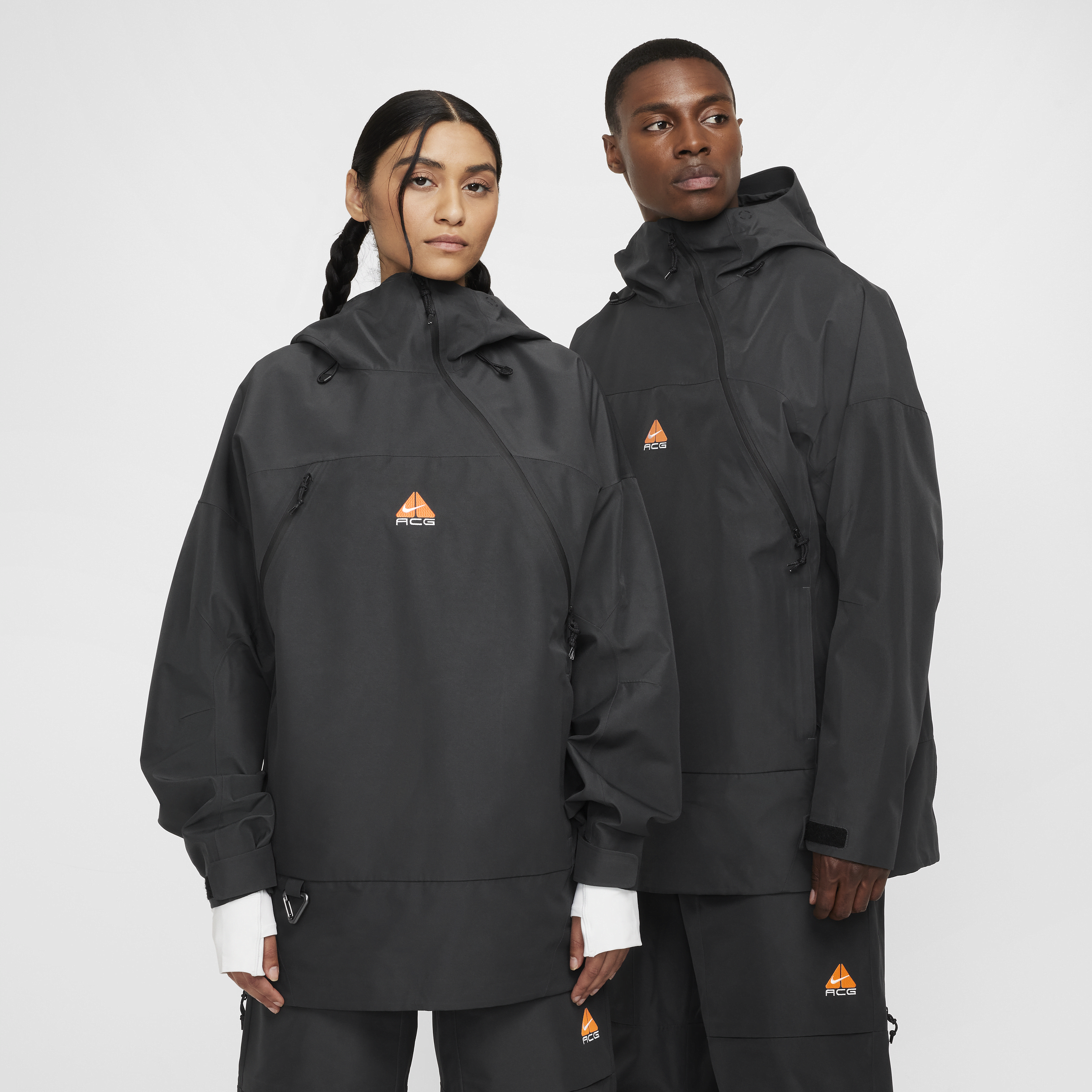 Nike Unisex  Acg "chena Vortex" Storm-fit Adv Gore-tex Jacket In Grey