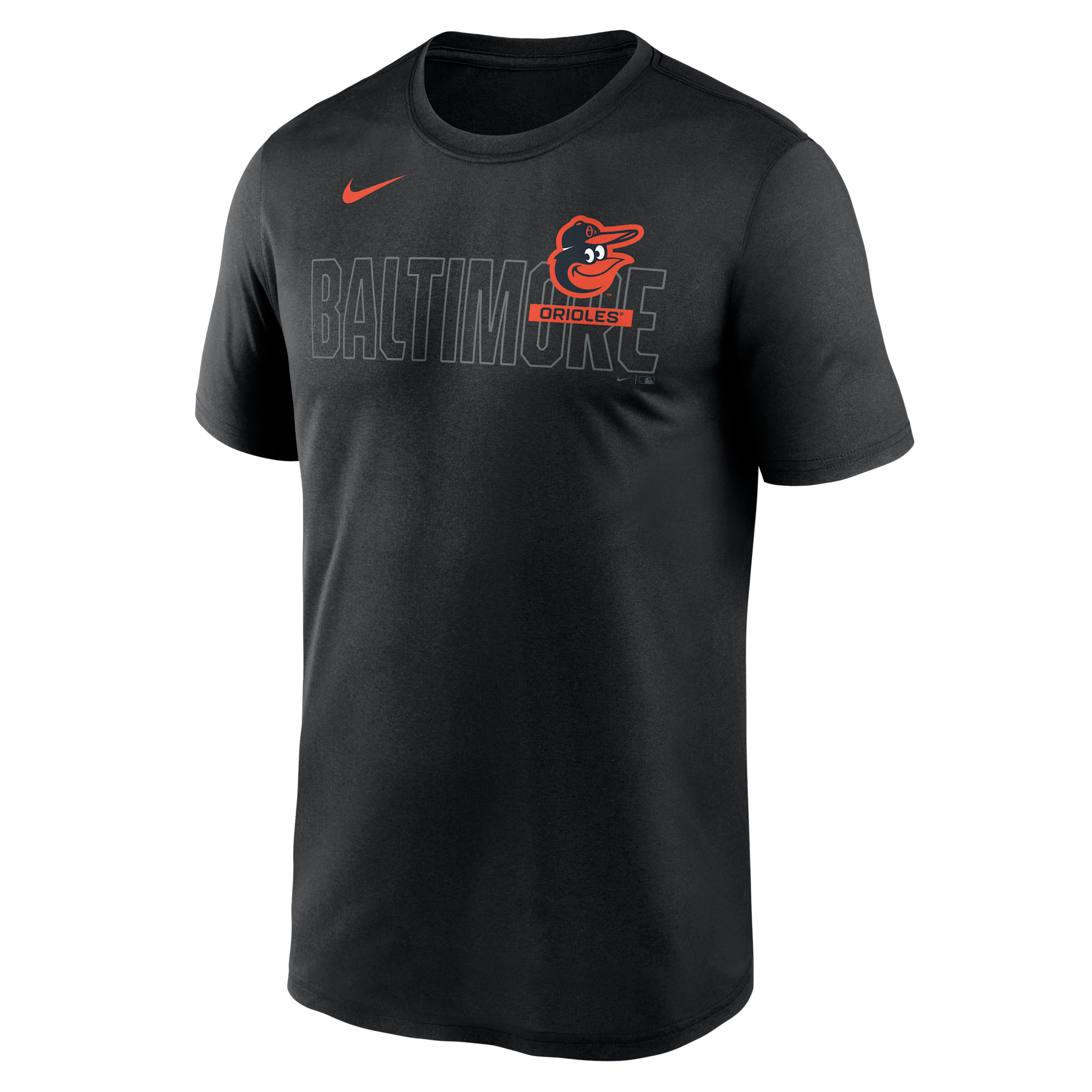 Baltimore Orioles Knockout Team Legend Nike Men's Dri-FIT MLB T-Shirt in Black | NKGK00AOLE-HMW