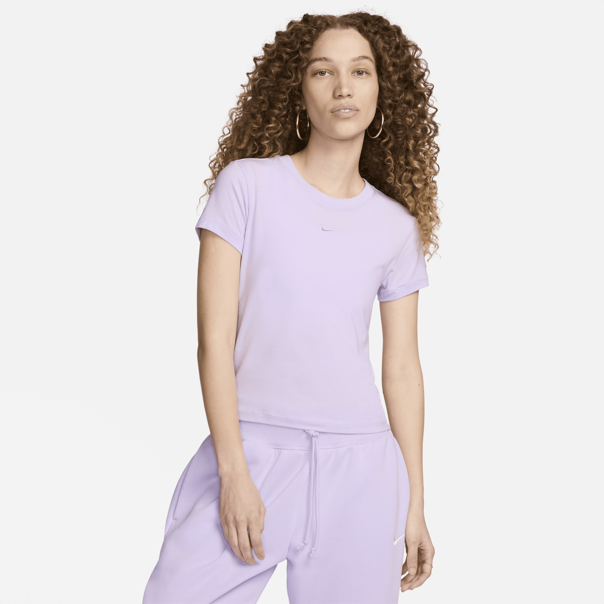 Shop Nike Women's  Sportswear Chill Knit T-shirt In Purple