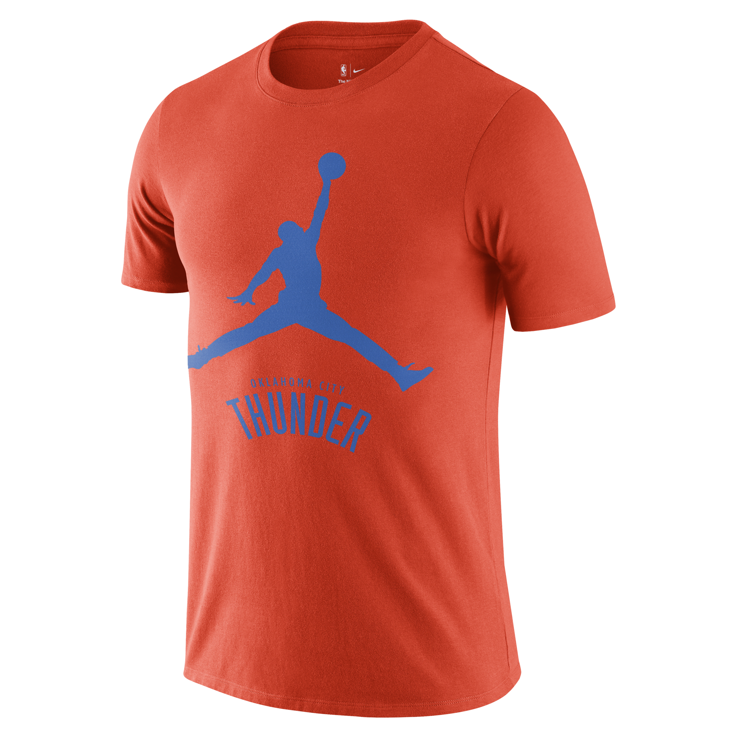 Jordan Nike Men's Orange Oklahoma City Thunder Essential Jumpman T-shirt In Orange
