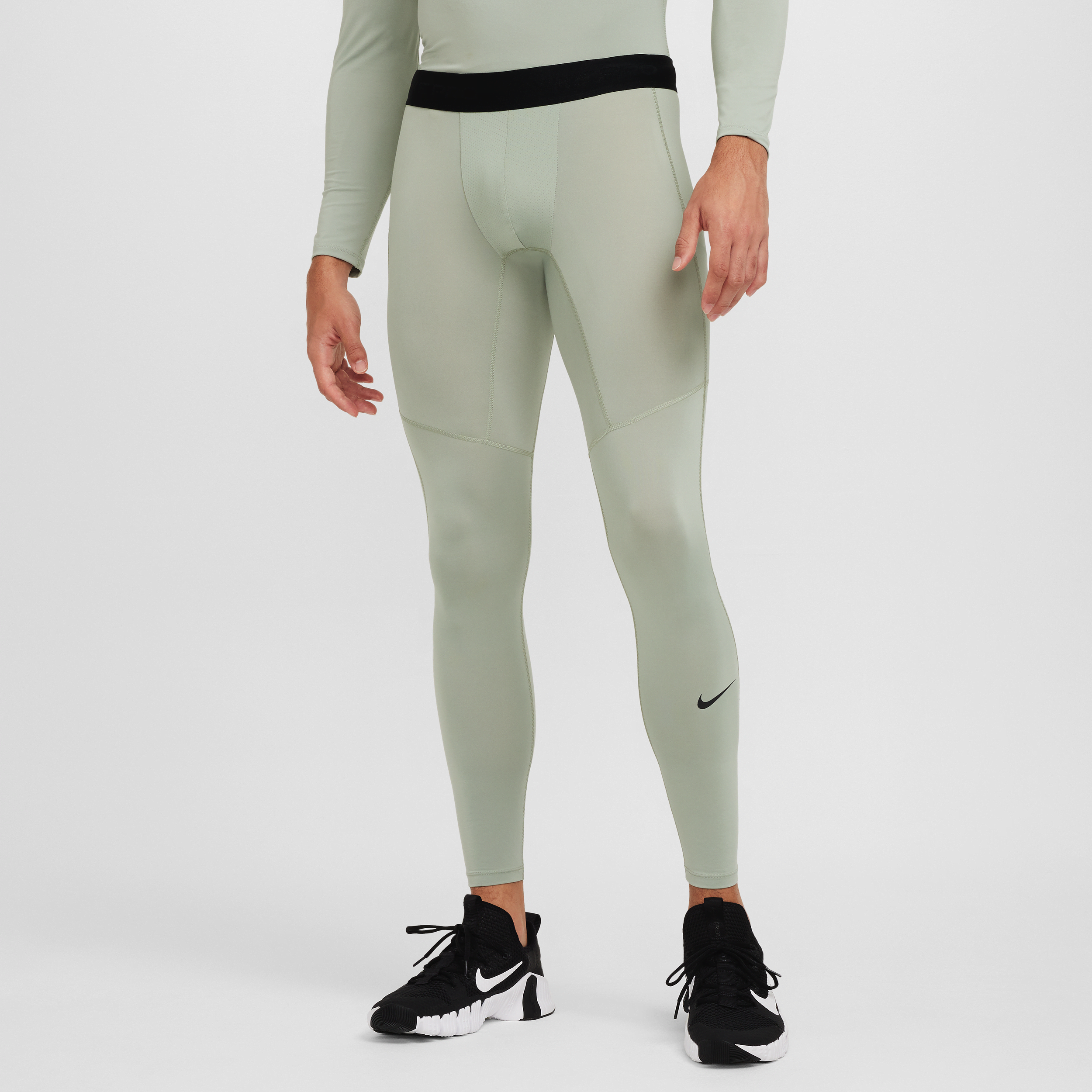 Nike Men's  Pro Dri-fit Fitness Tights In Green