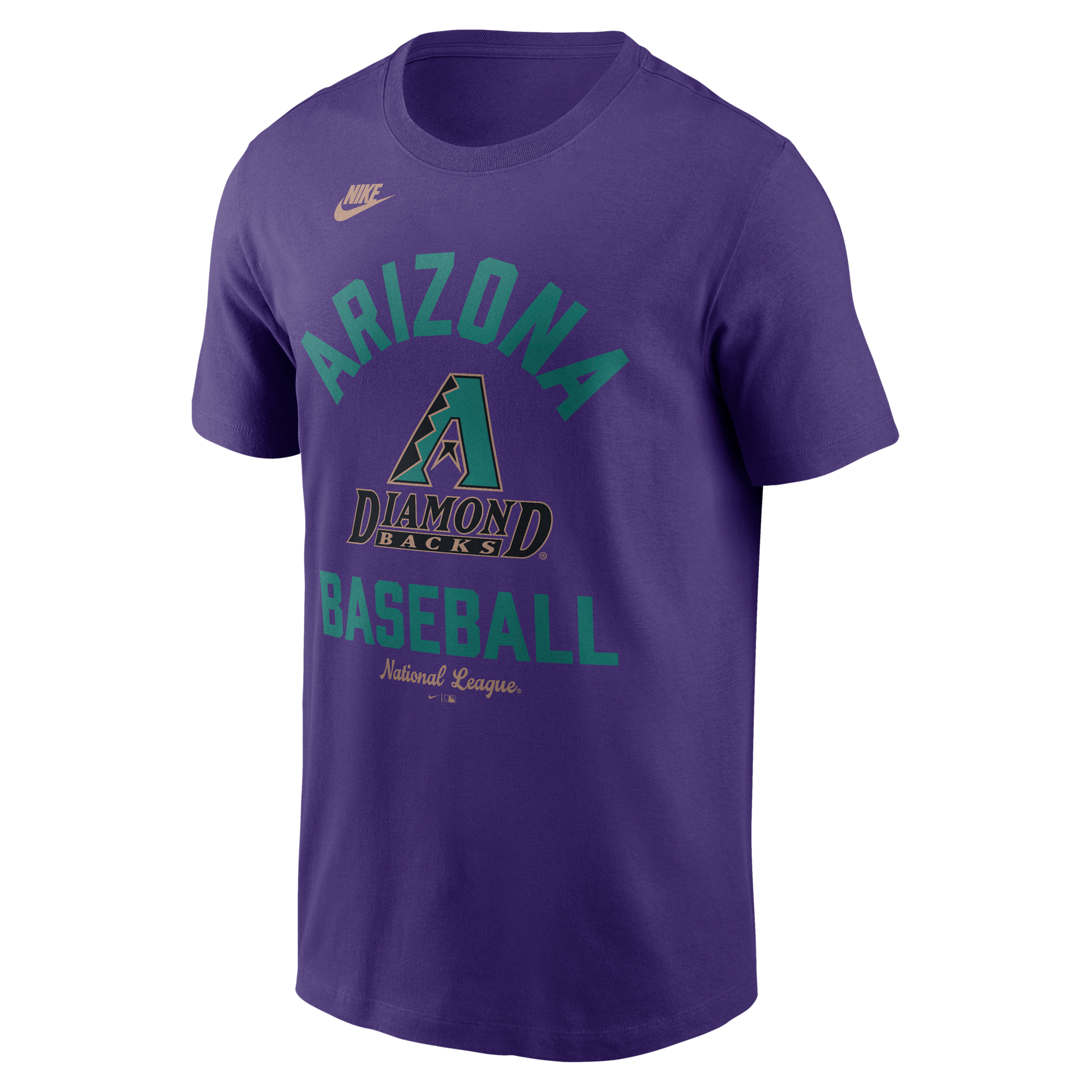 Arizona Diamondbacks Cooperstown Nike Men's MLB T-Shirt in Purple | N19951LDIA-079