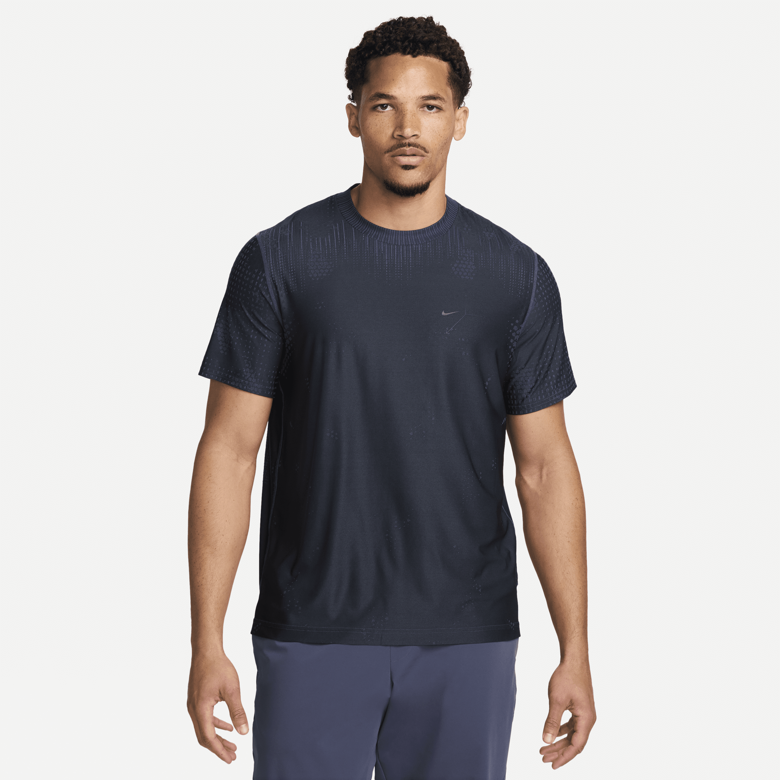 Nike Men's A.p.s. Dri-fit Adv Short-sleeve Versatile Top In Blue