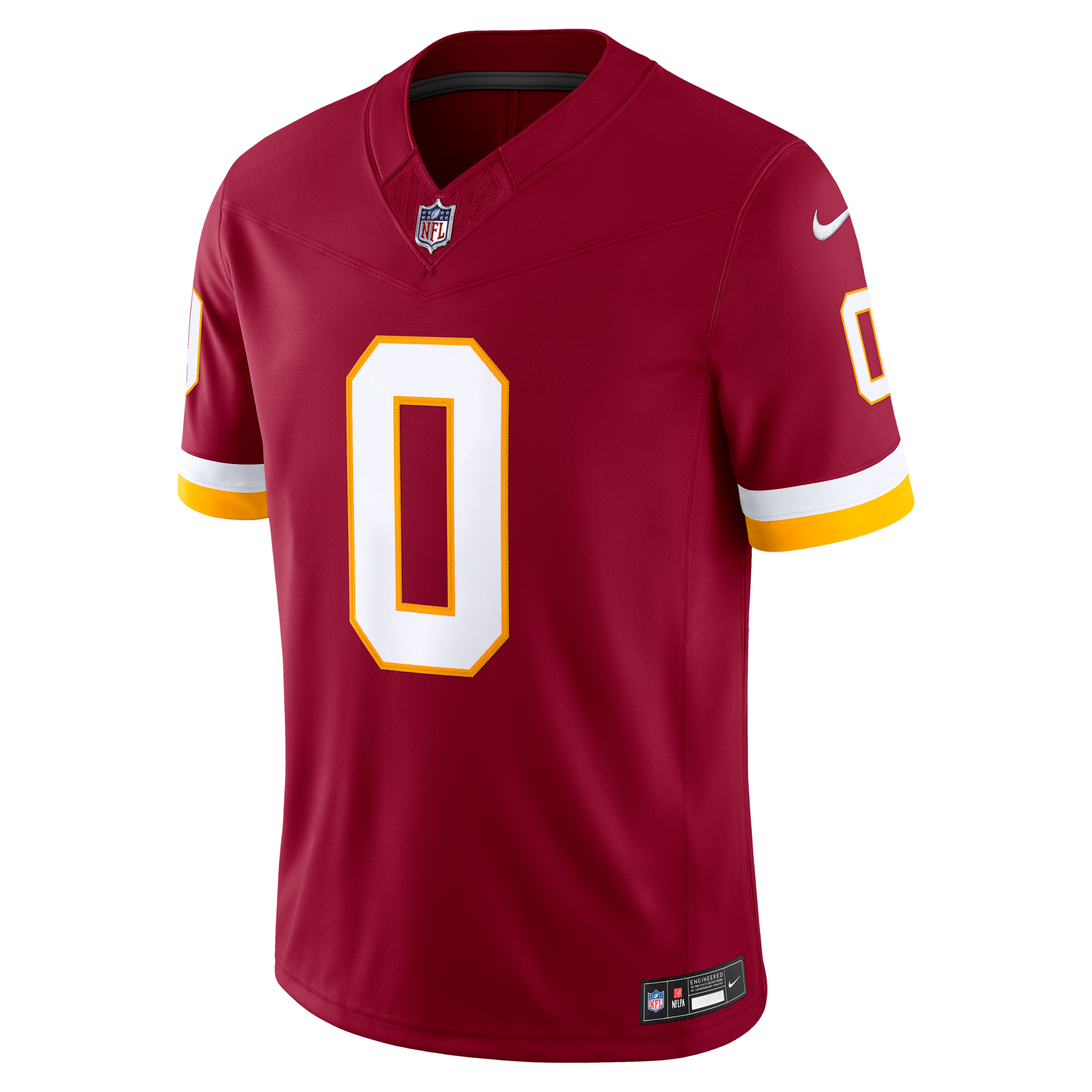 Men's Nike Mike Sainristil Burgundy Washington Commanders Team Vapor F.U.S.E. Stitched Limited Jersey, Size: Small, Wft Med Re