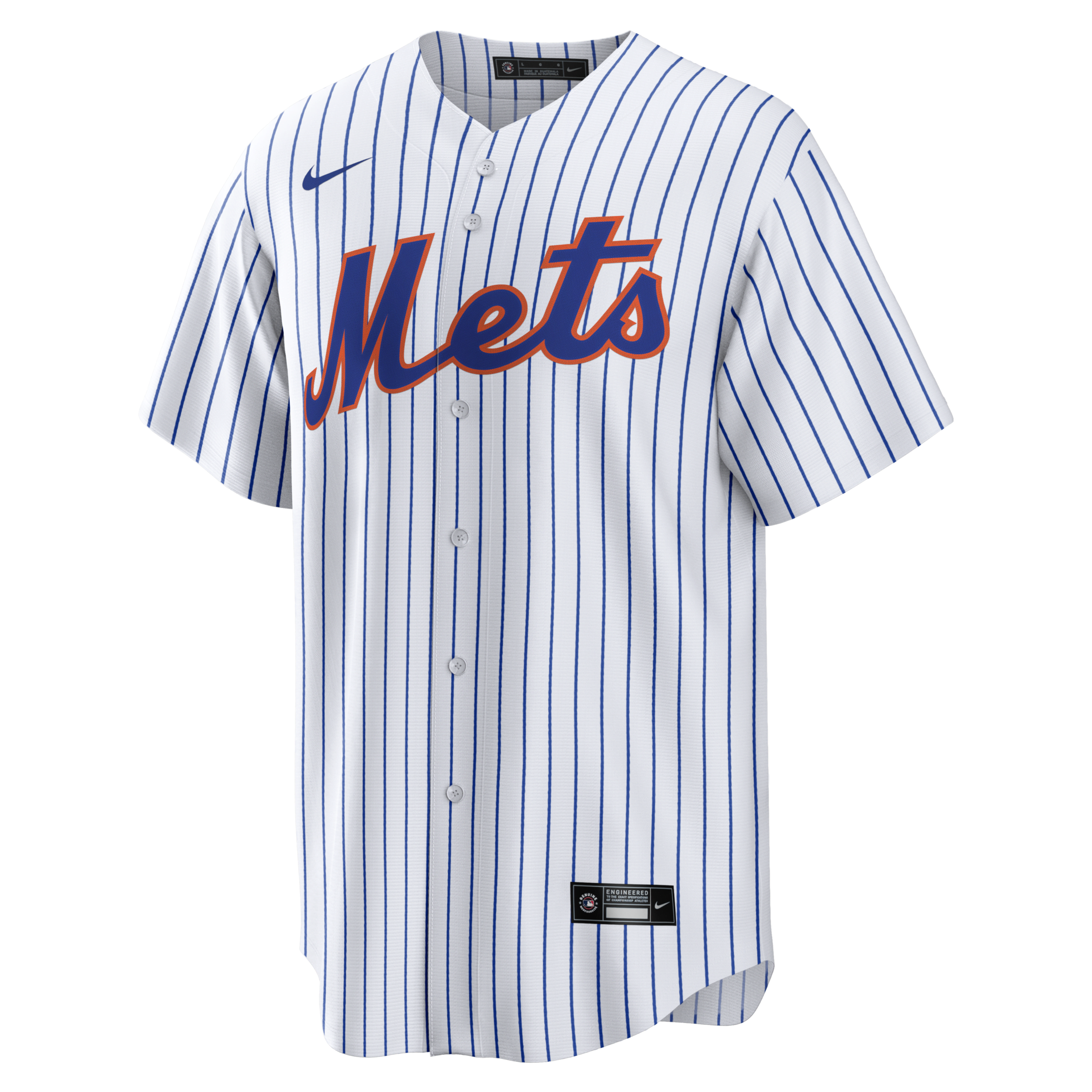 Nike Men's MLB New York Mets (Francisco Lindor) Replica Baseball Jersey in White | T770NMW1NM7-12L