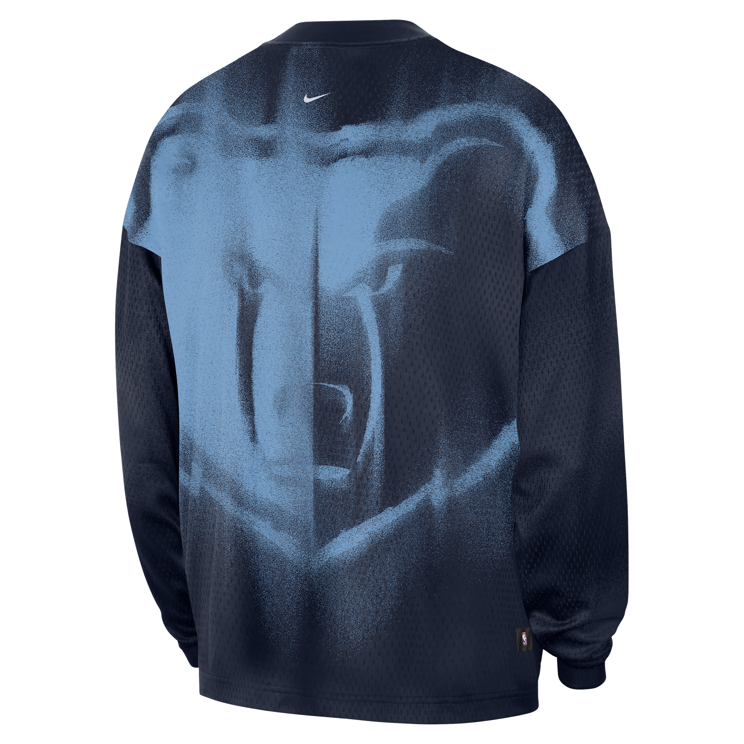 Men's Nike Navy Memphis Grizzlies 2026/27 Standard Issue Pre-Game Performance Long Sleeve T-Shirt
