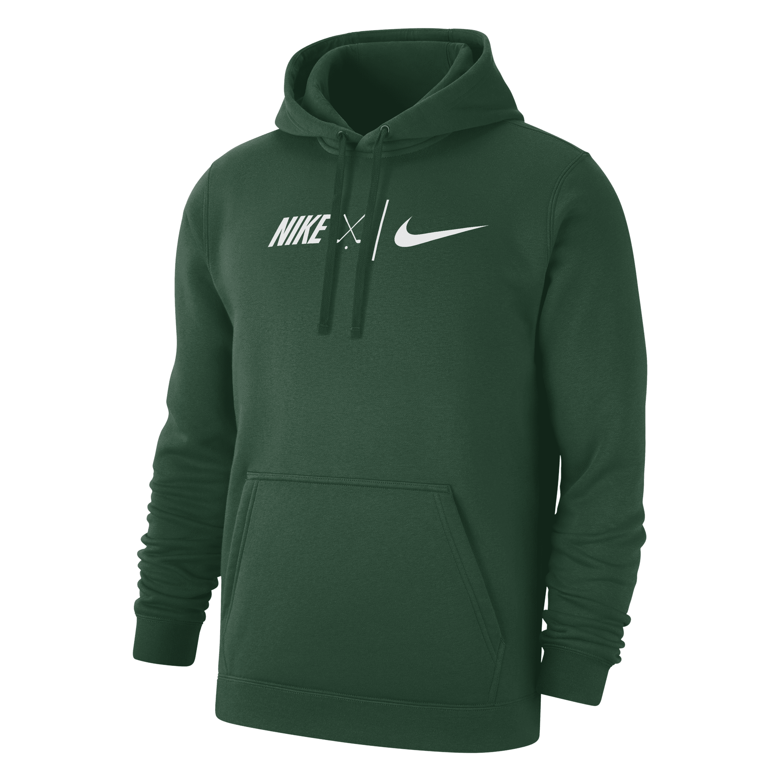 Shop Nike Men's Club Fleece Golf Hoodie In Green