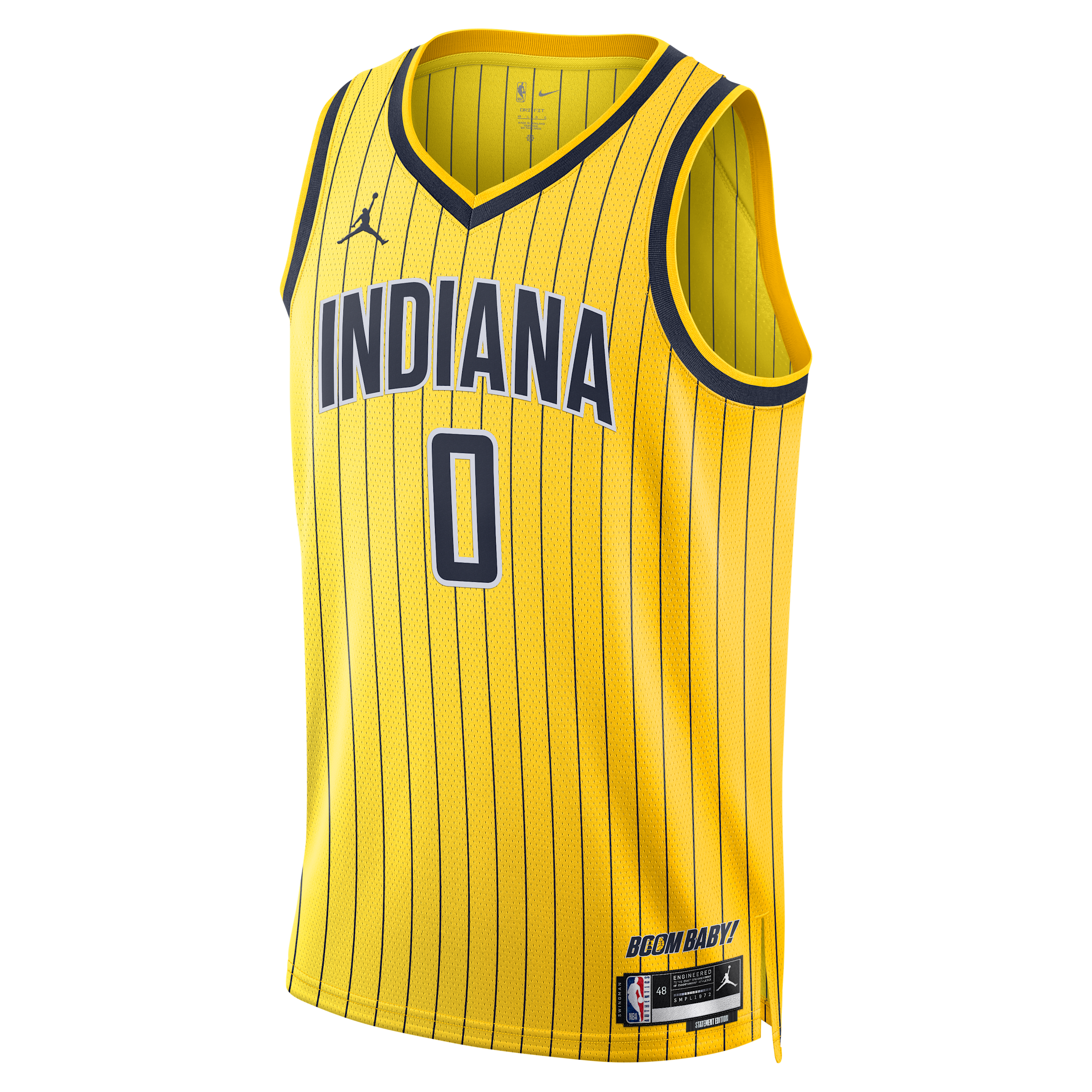 Jordan Men's and Women's Tyrese Haliburton Gold Indiana Pacers Swingman Jersey - Gold