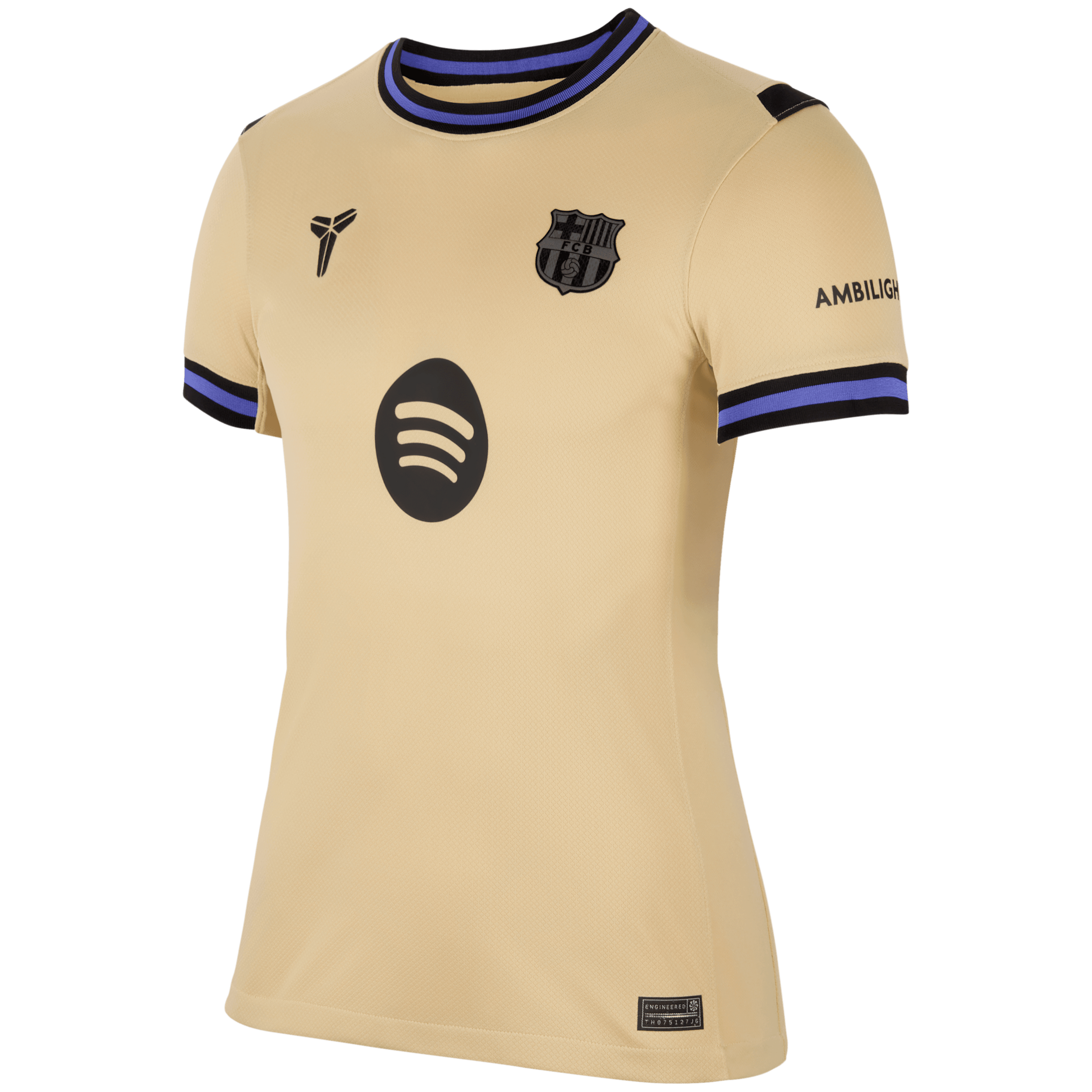 Nike Frenkie De Jong Barcelona 2025/26 Stadium Away  Women's Dri-fit Soccer Jersey In Yellow