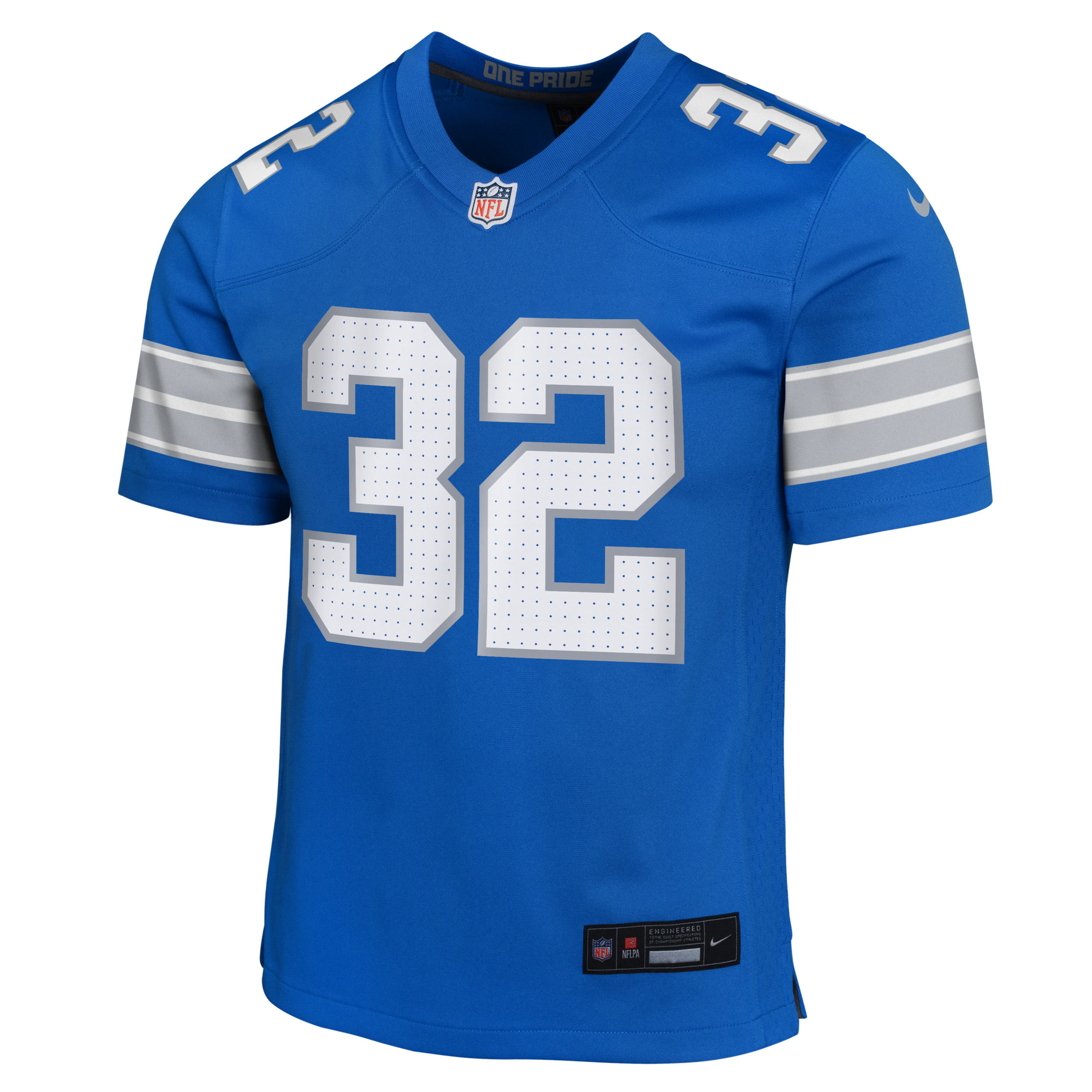 Nike Big Boys and Girls Brian Branch Blue Detroit Lions Team Player Game Jersey - Blue