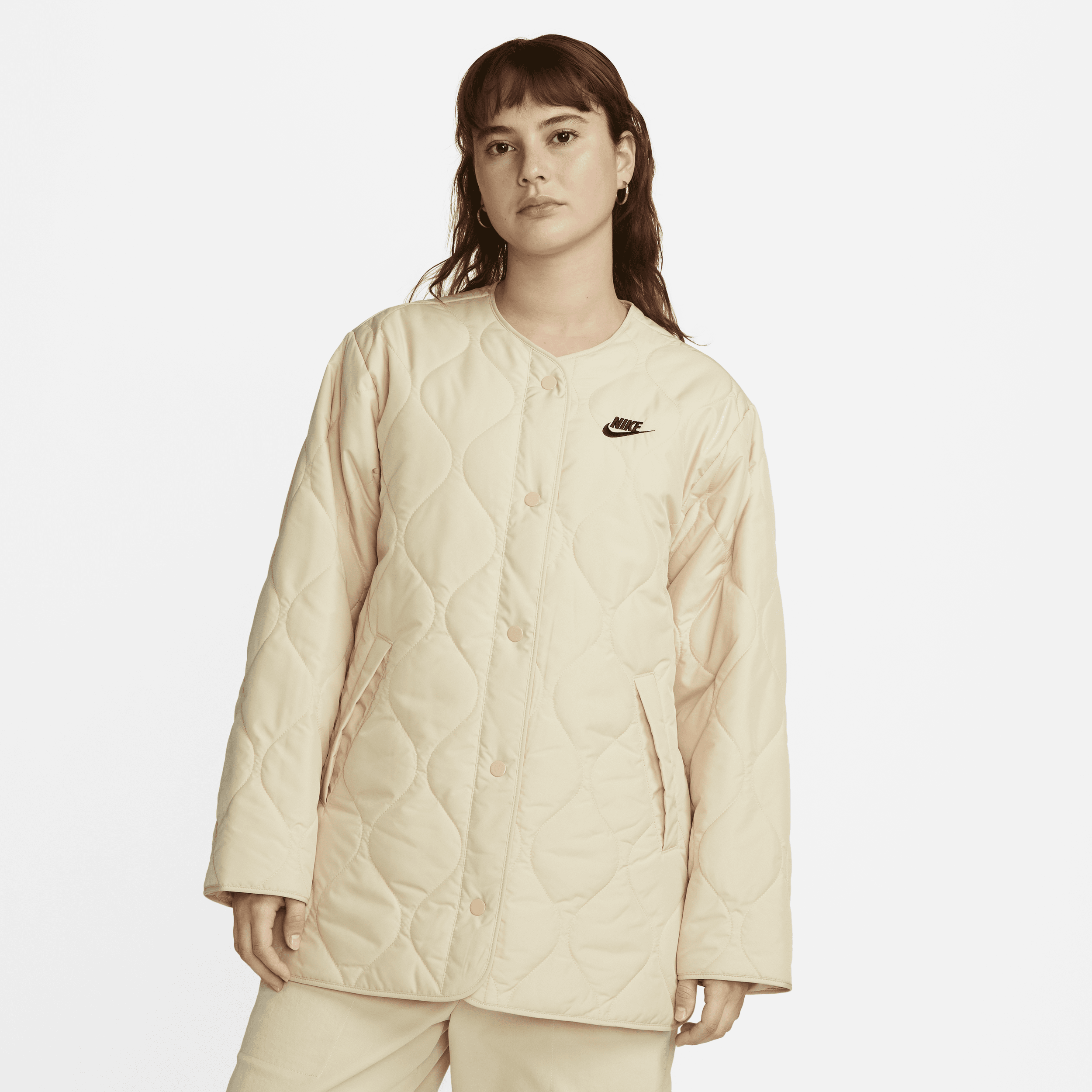Nike Women's Sportswear Sports Utility Jacket In Brown ModeSens