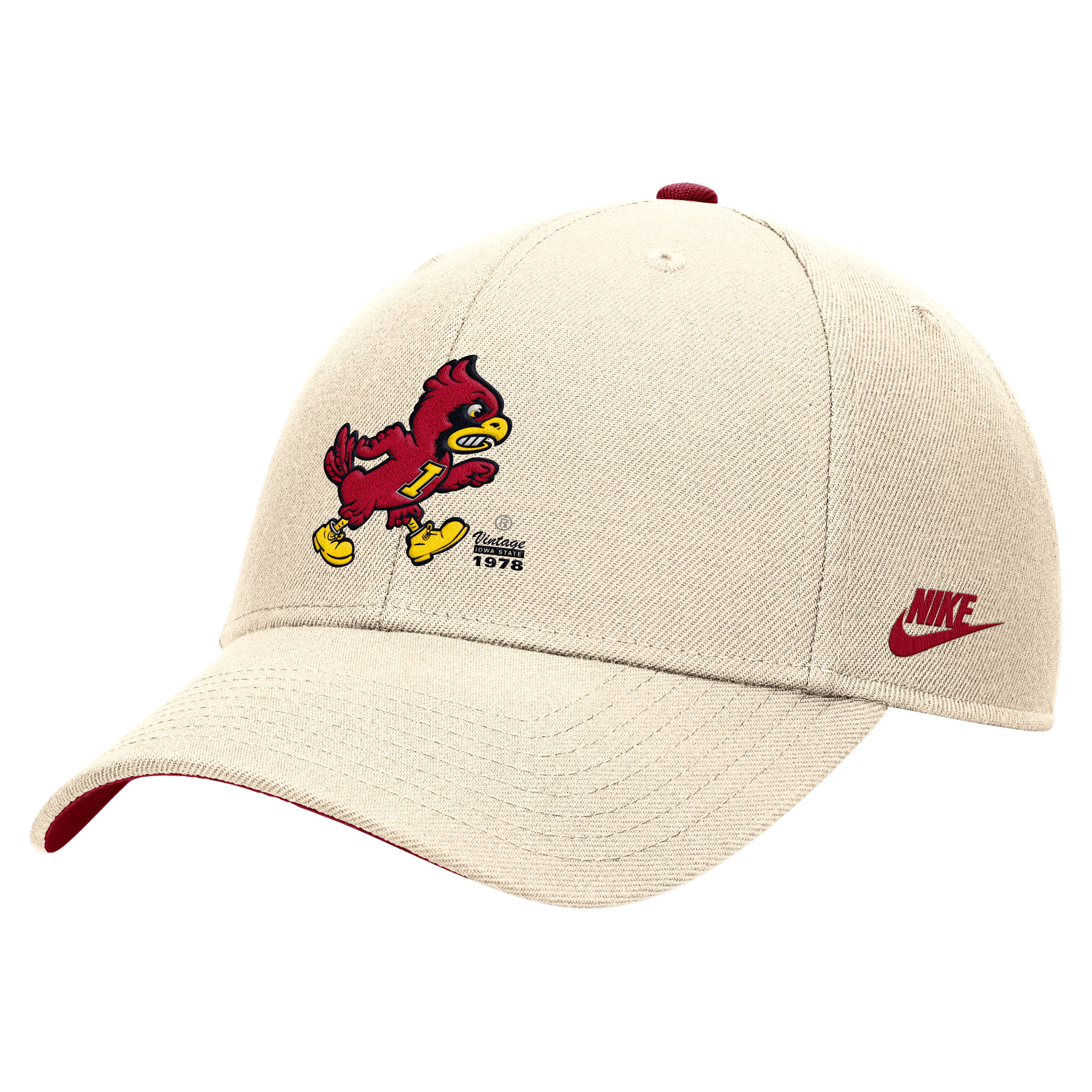 Nike Iowa State Rise Unisex College Adjustable Cap In Brown