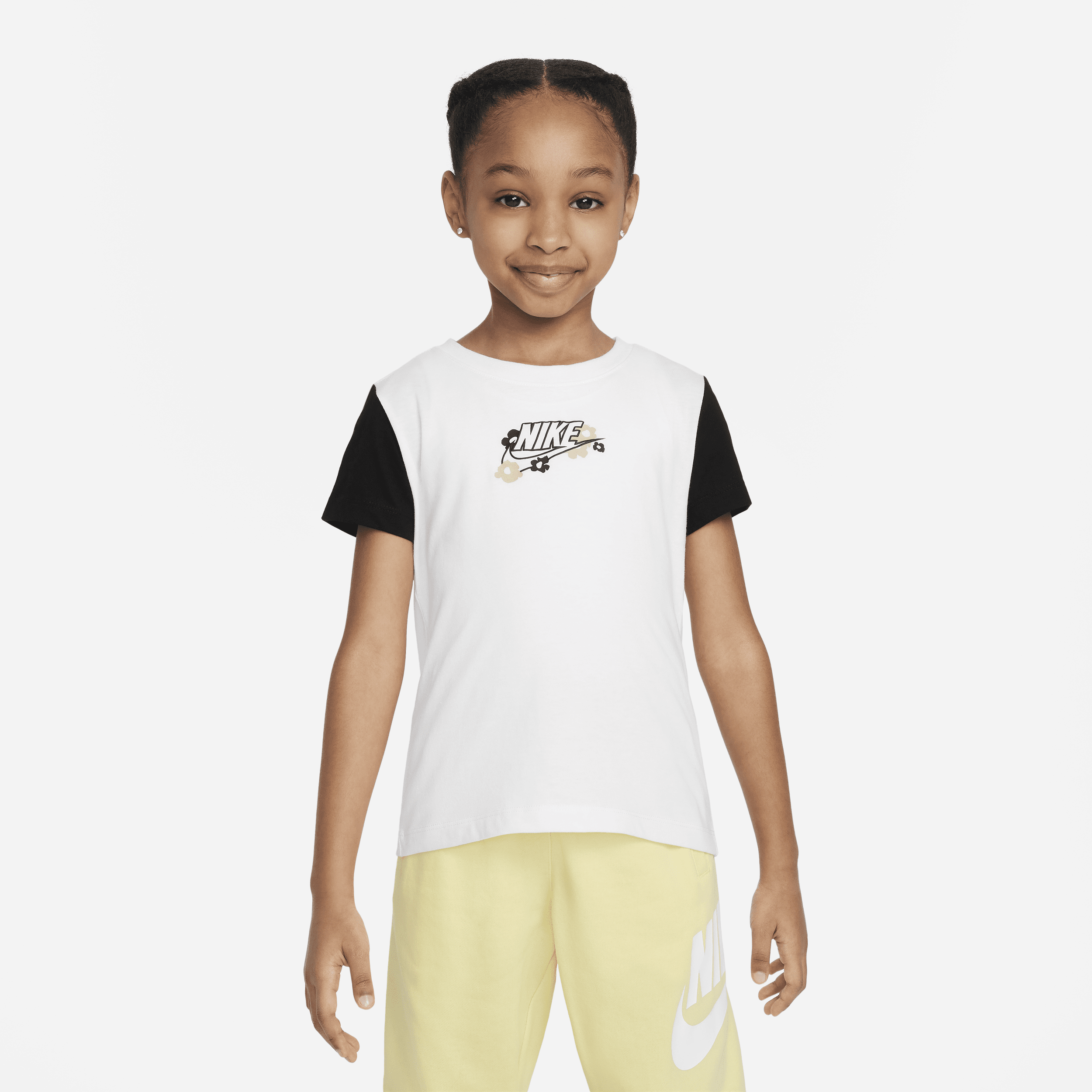 Nike "your Move" Little Kids' Graphic T-shirt In White