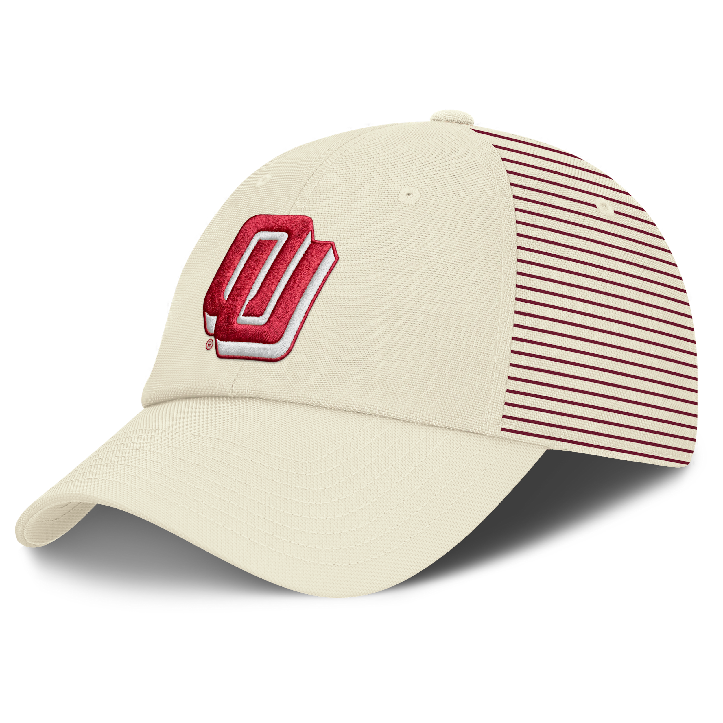 Oklahoma Denim Club Nike Men's College Adjustable Hat in White | NC2H11KOKV-0Y0