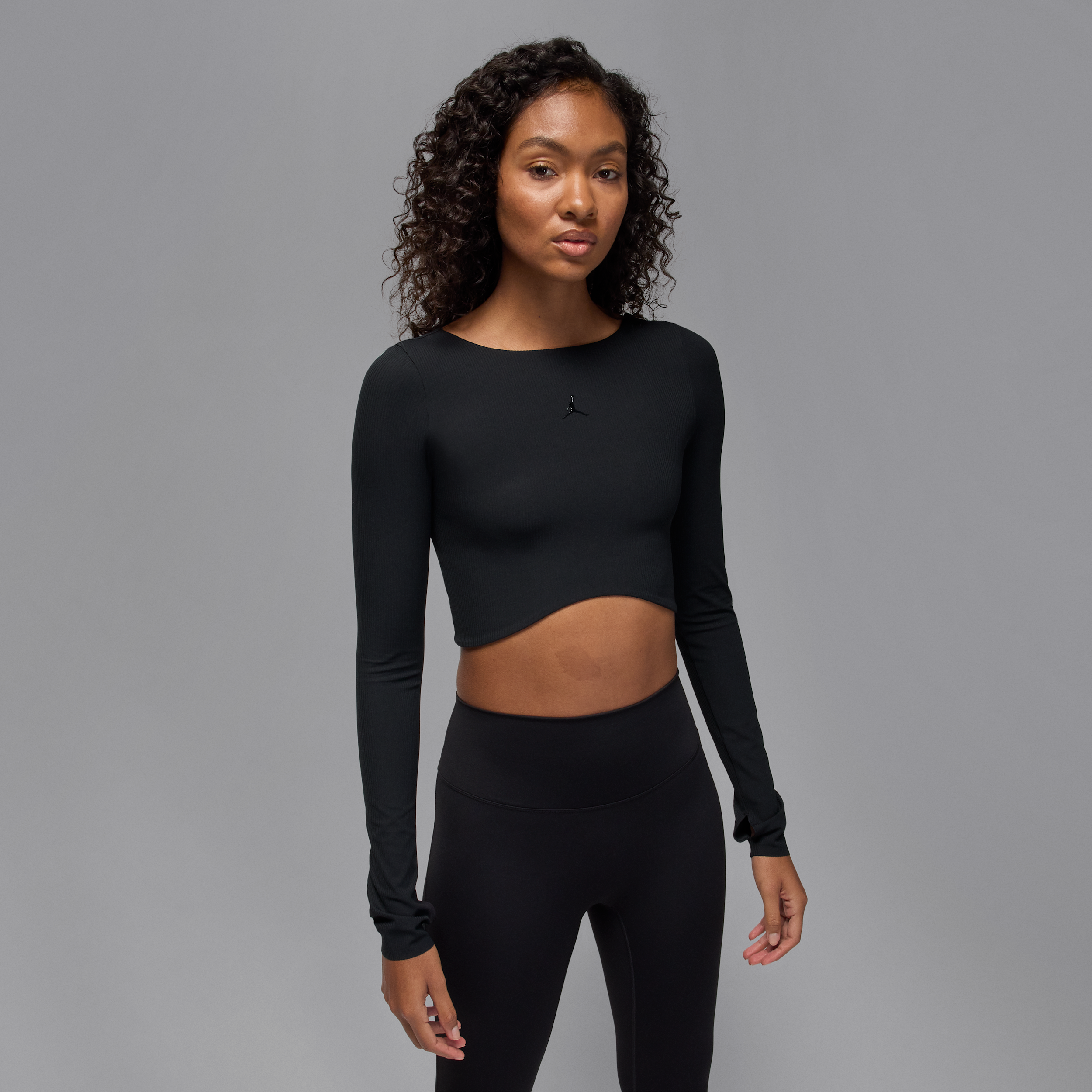 Jordan Women's Sport Dri-fit Long-sleeve Top In Black