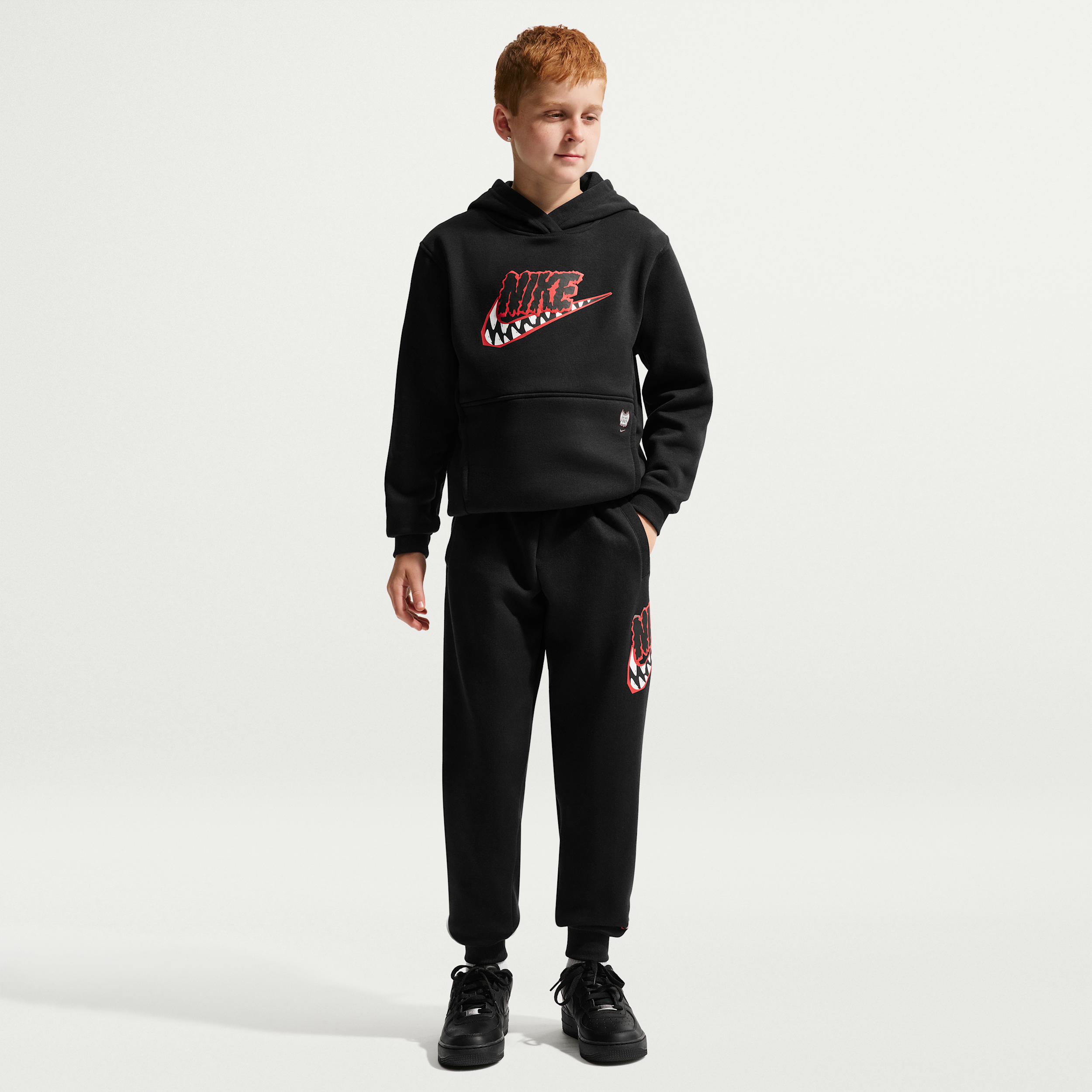 Nike Sportswear Club "Werewolf" Big Kids' Fleece Jogger Pants in Black | IZ1460-010