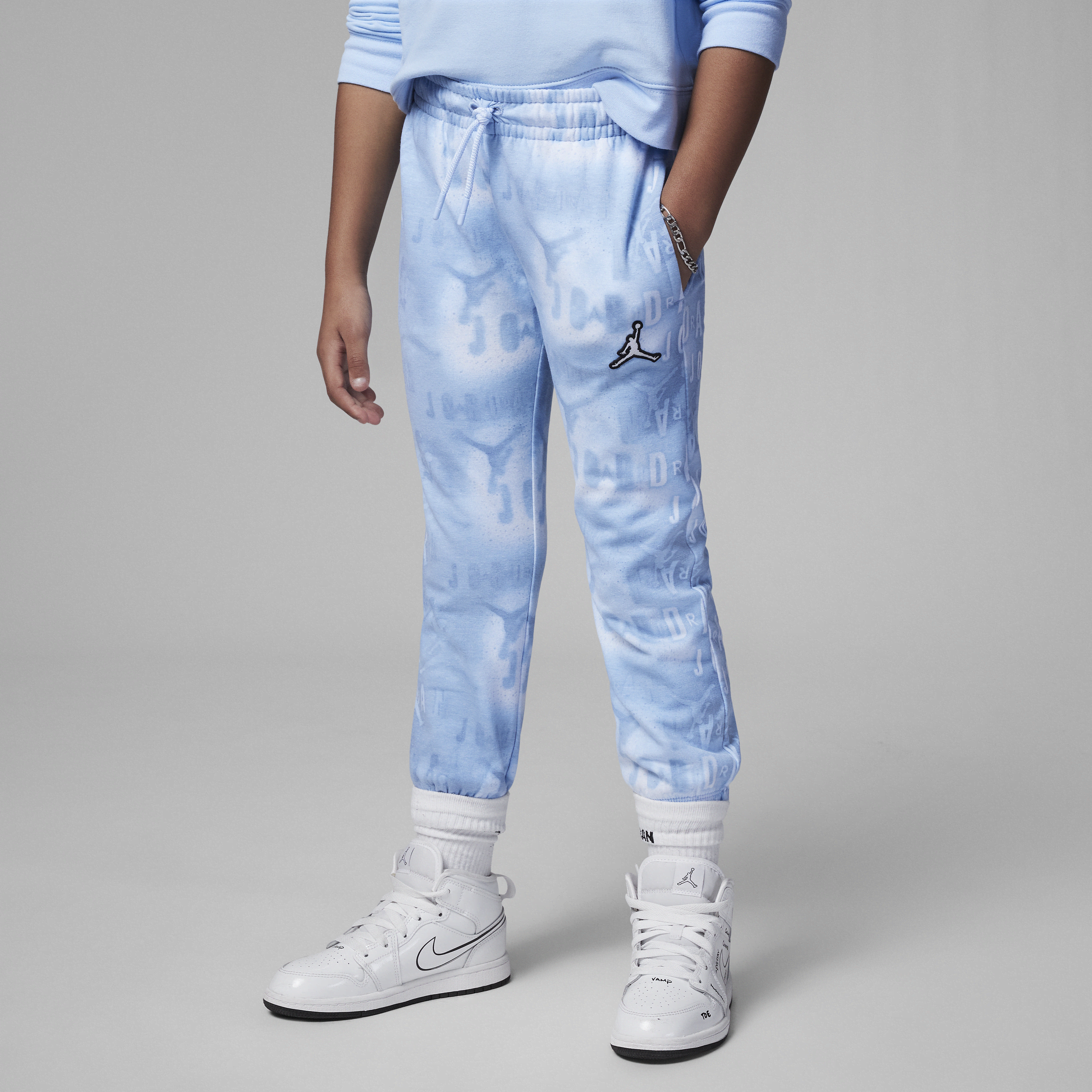 Jordan Essentials Printed Pants Little Kids' Pants In Blue