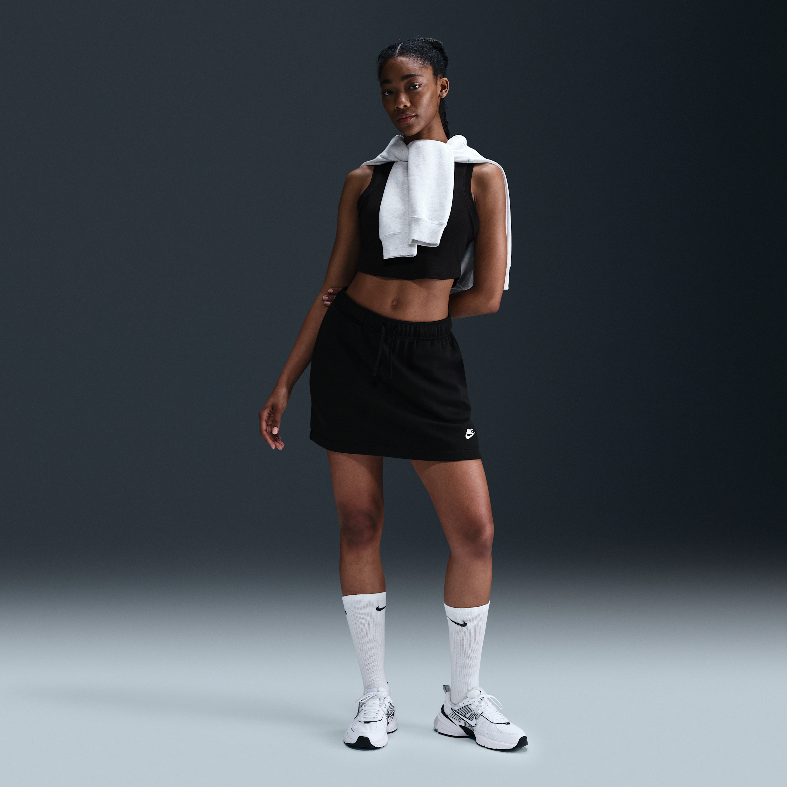 Nike Club Fleece Short In Black In Black