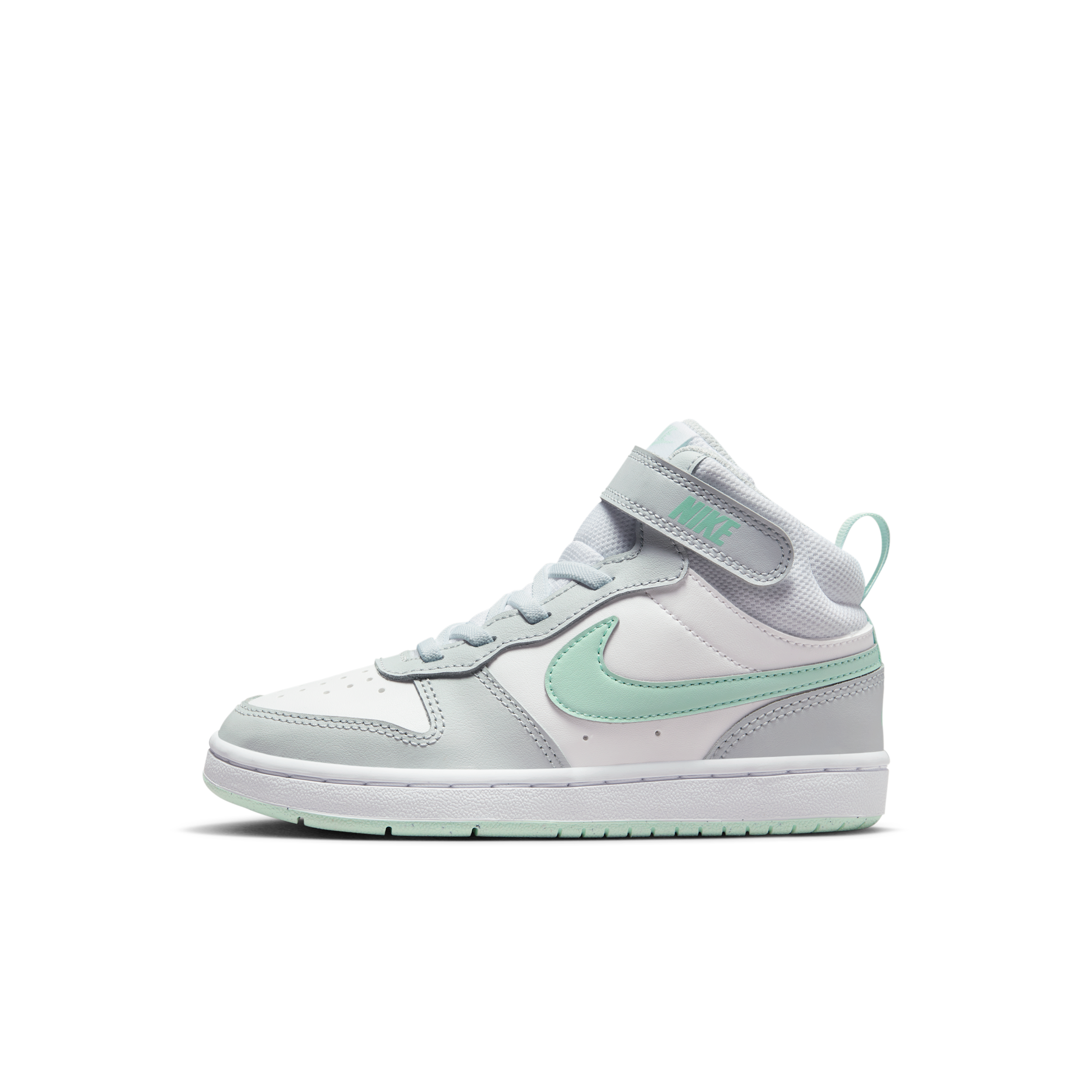 Nike Court Borough Mid 2 Basketball Shoe In Grey