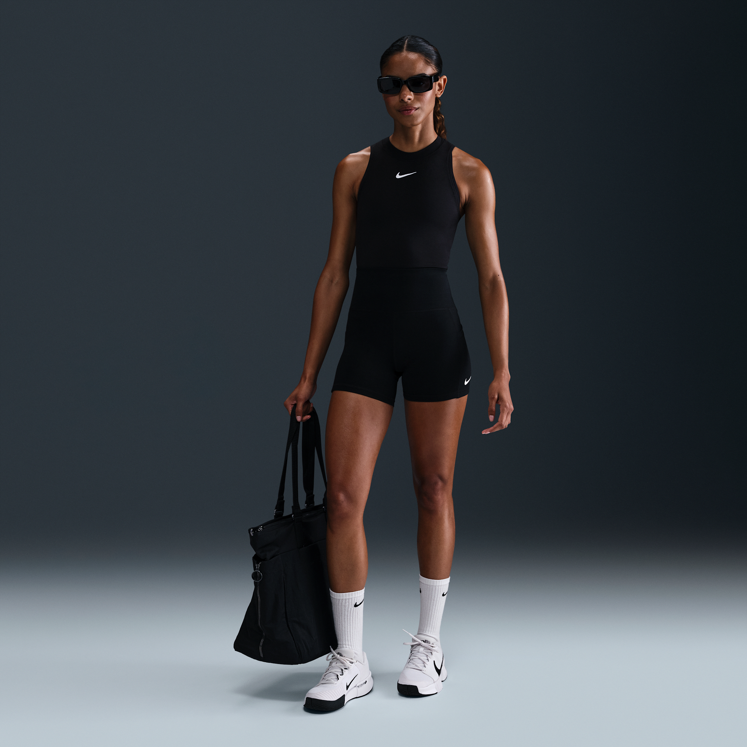 Nike Women's Court Dri-fit Tennis Shorts With Pockets In Black