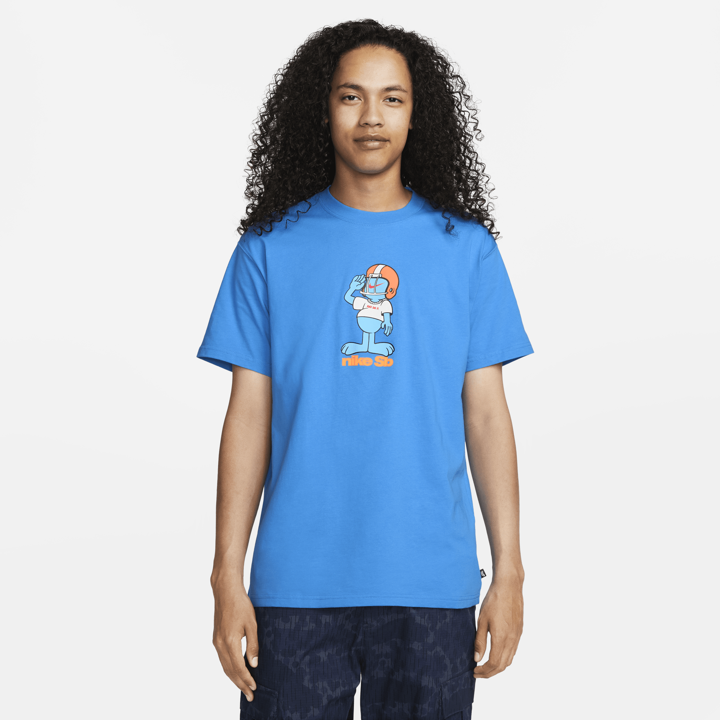 Nike Men's  Sb Skate T-shirt In Blue
