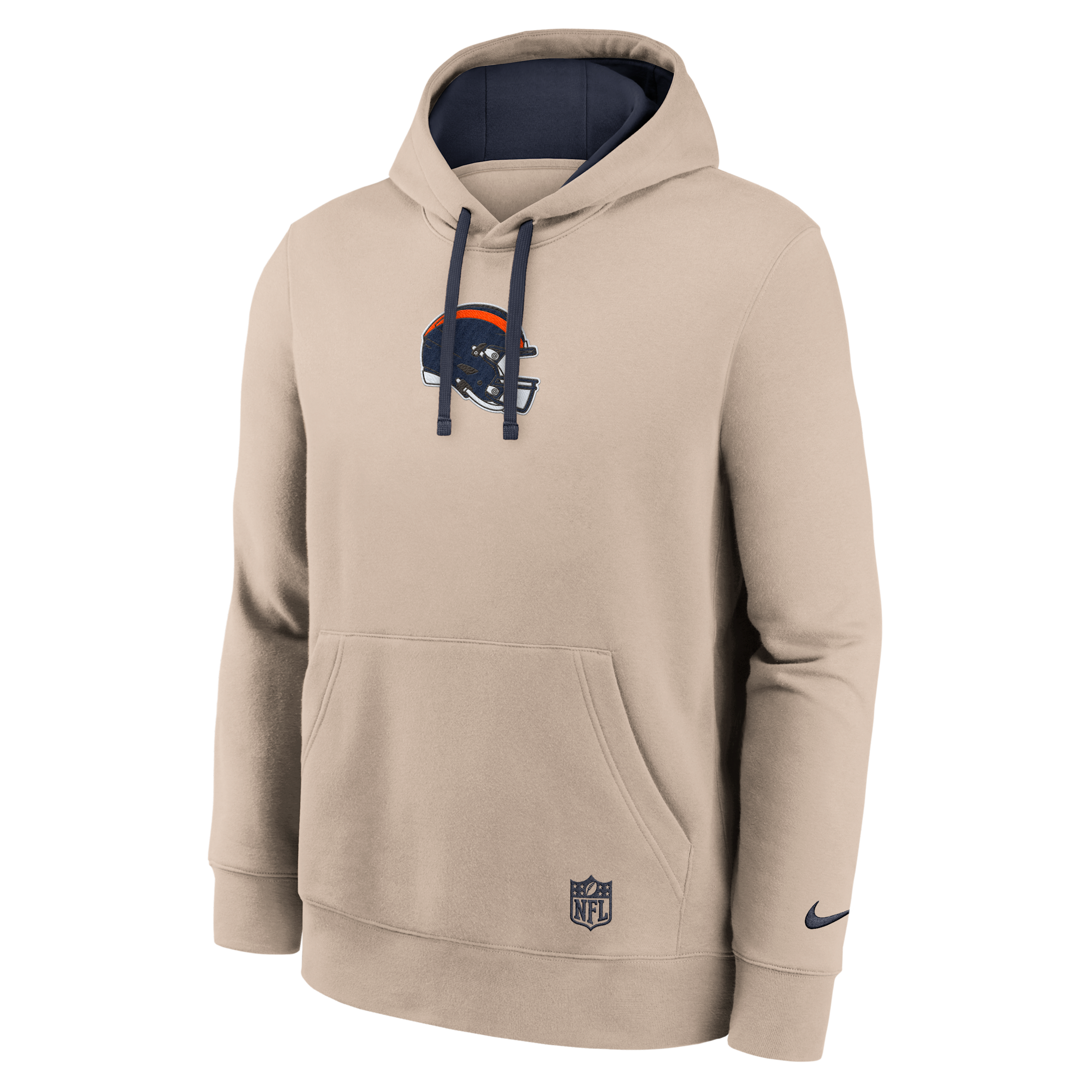 Chicago Bears Rewind Club Nike Men's NFL Pullover Hoodie in Brown | 2KDK0J2MQ7Q-VPM