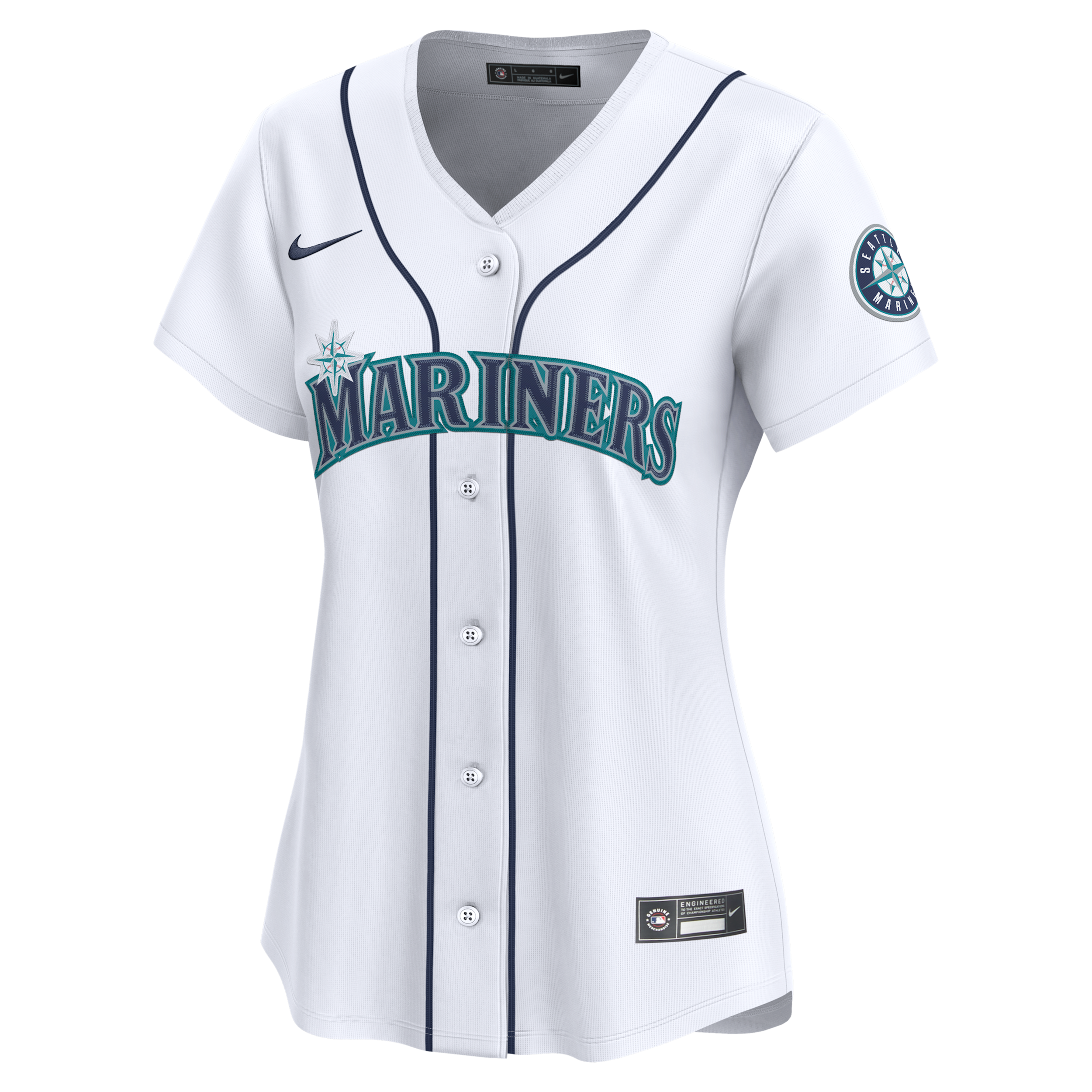 Julio RodrÃ­guez Seattle Mariners Womenâs Nike Women's Dri-FIT ADV MLB Limited Jersey in White | LM2WMVHOMV9-5C4