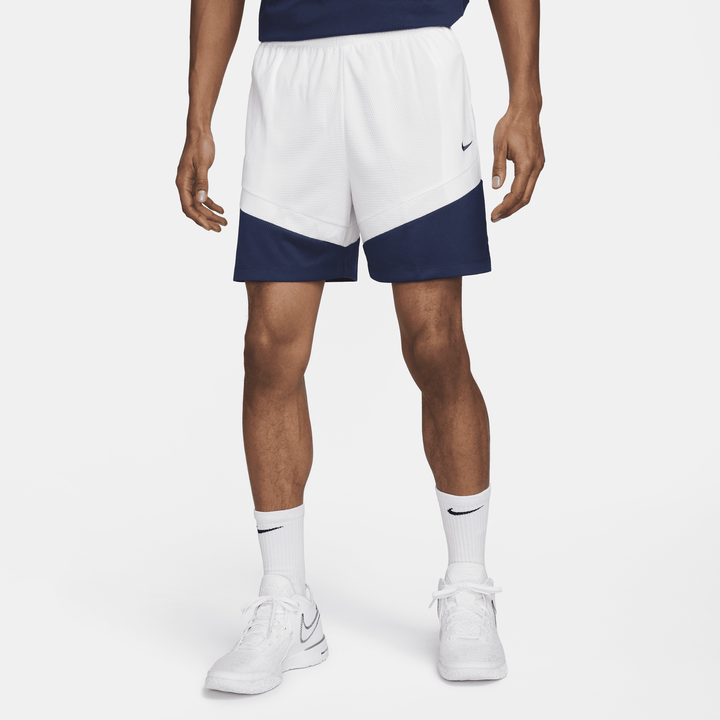 Nike Men's Icon Dri-fit 6" Basketball Shorts In White