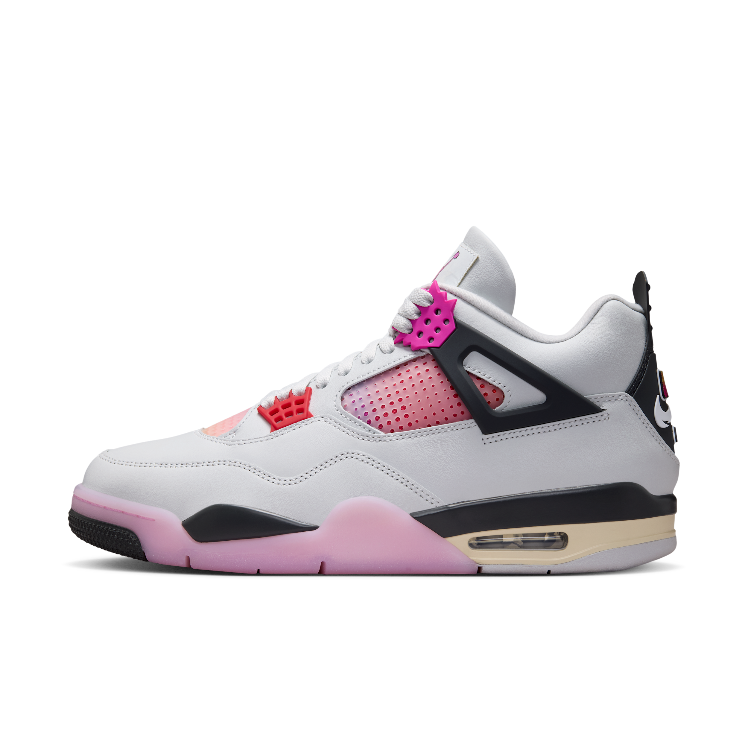 Men's Air Jordan 4 Retro "Comic" Shoes in White | JA1135-100