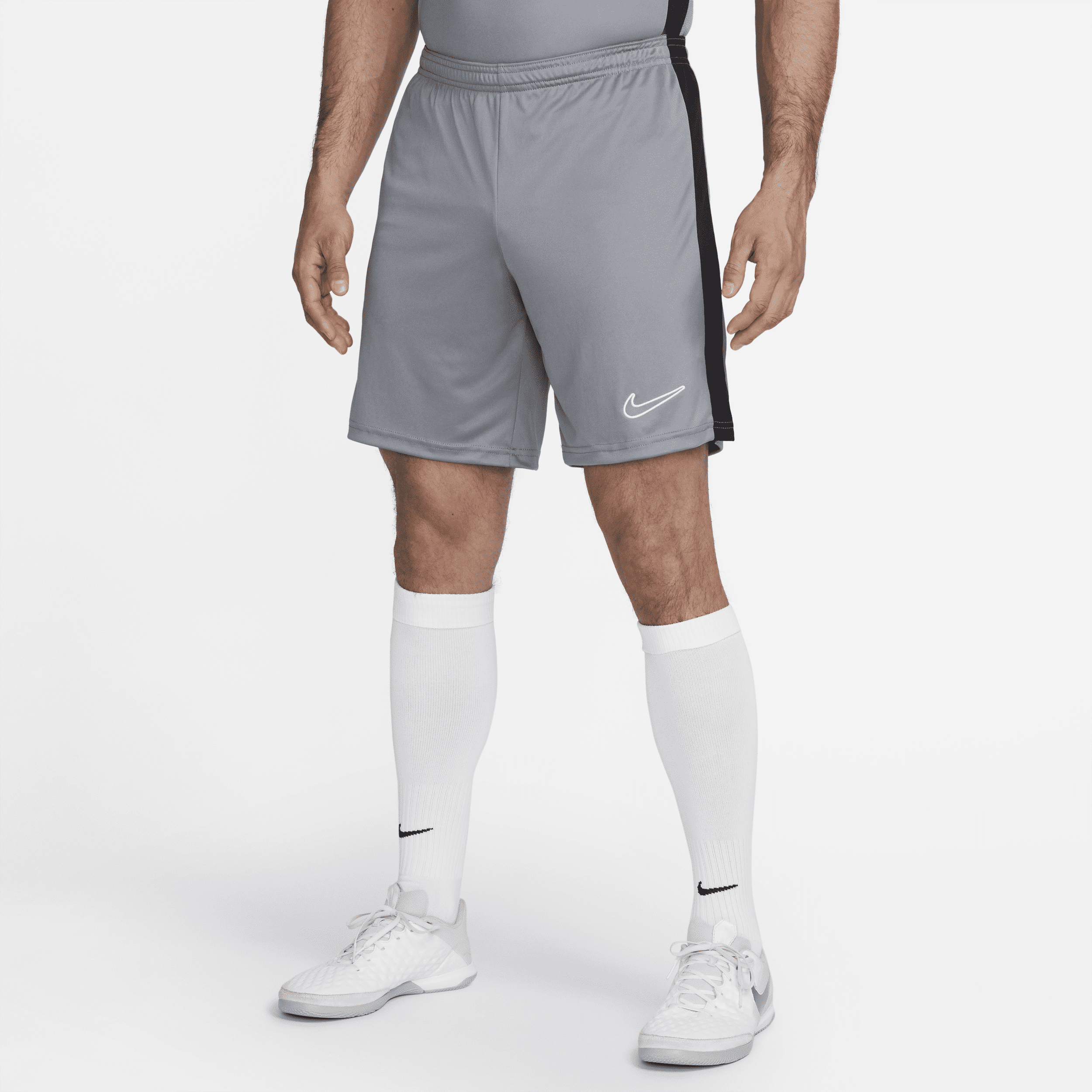 Nike Men's Dri-fit Academy Dri-fit Global Football Shorts In Grey
