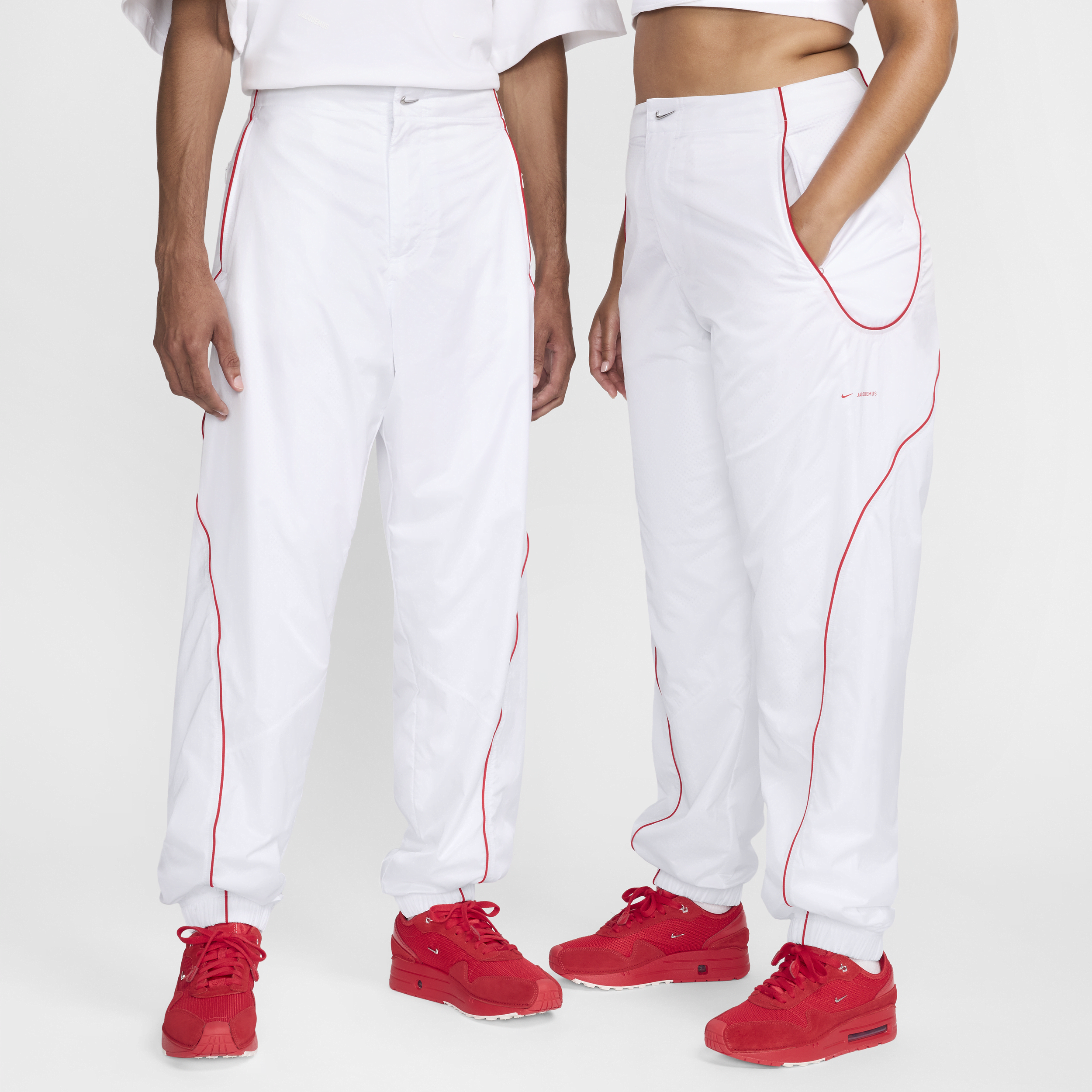 Nike Unisex X Jacquemus Track Pants In White